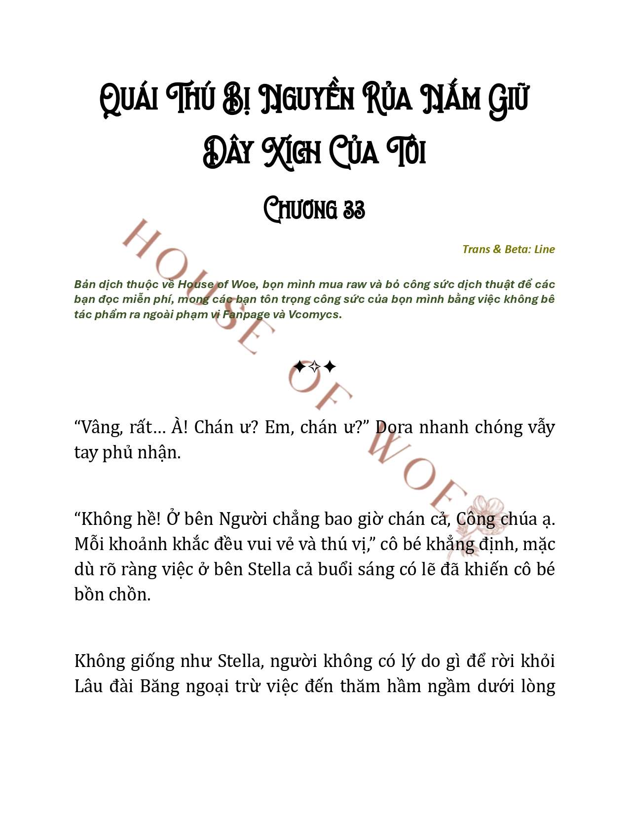 [NOVEL] QUÁI THÚ BỊ NGUYỀN RỦA NẮM GIỮ DÂY XÍCH CỦA TÔI Chap 33 - Trang 2