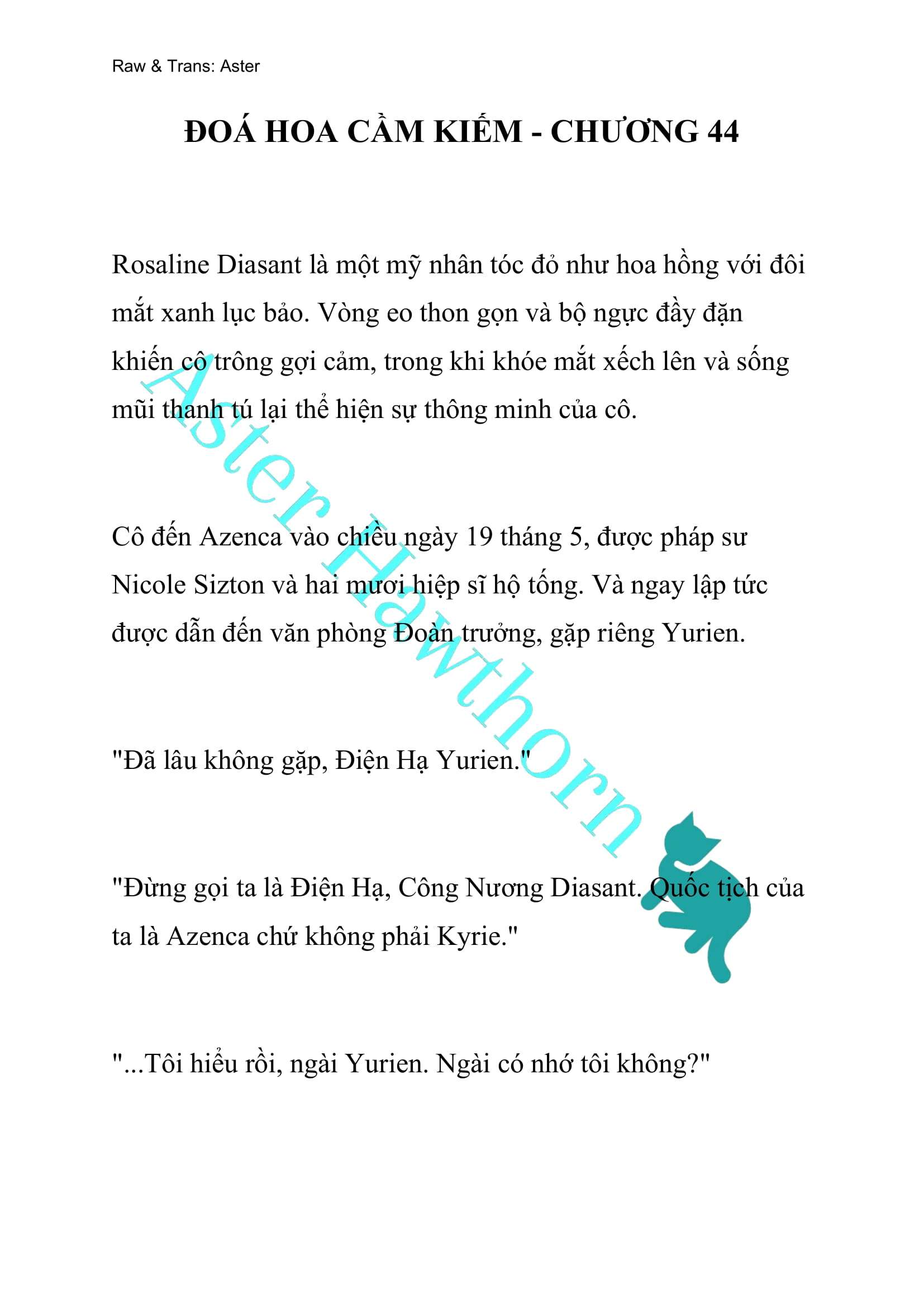 [NOVEL] Đóa Hoa Cầm Kiếm Chap 44 - Trang 2