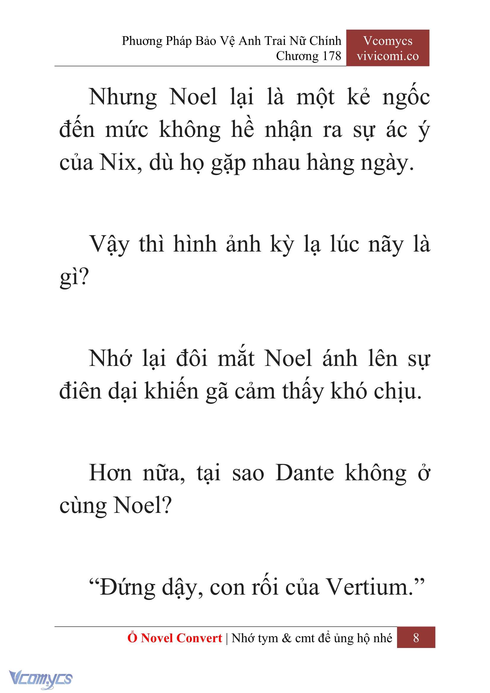 [Novel] Phương Pháp Bảo Vệ Anh Trai Nữ Chính Chap 178 - Trang 2