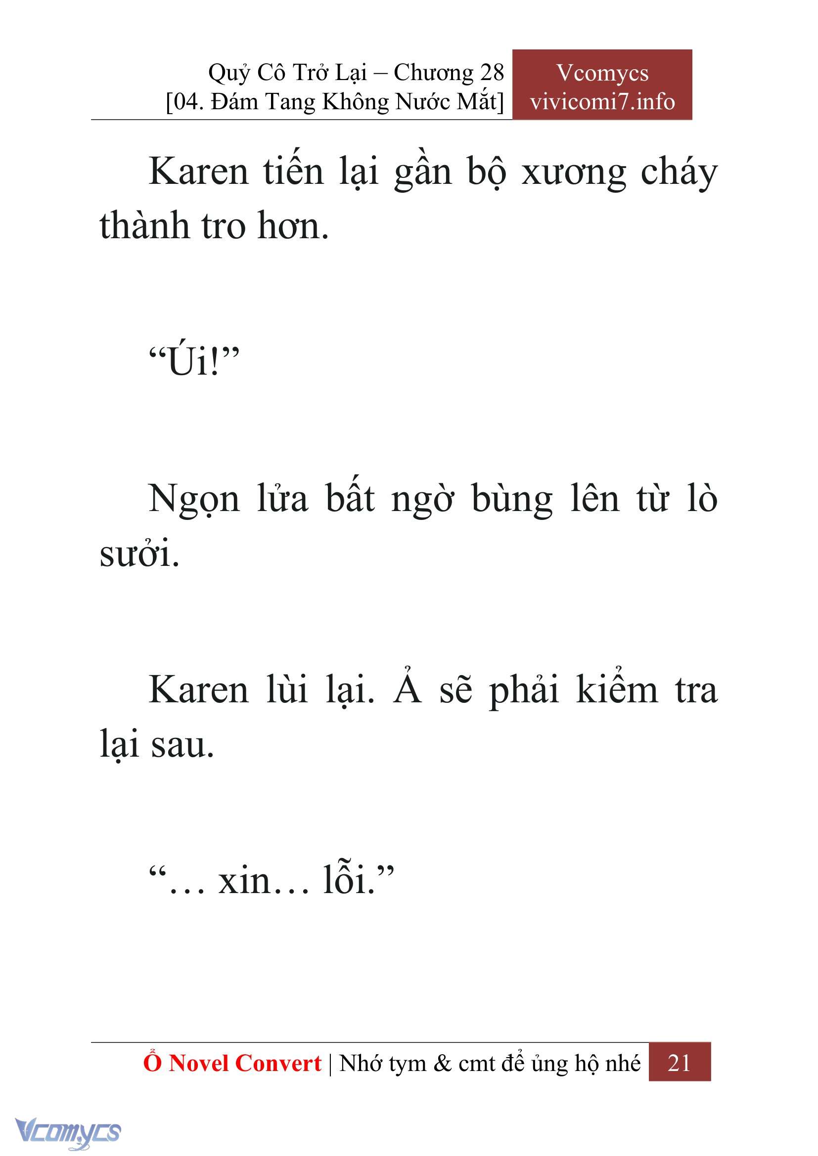 [Novel] Quý Cô Trở Lại Chap 28 - Trang 2