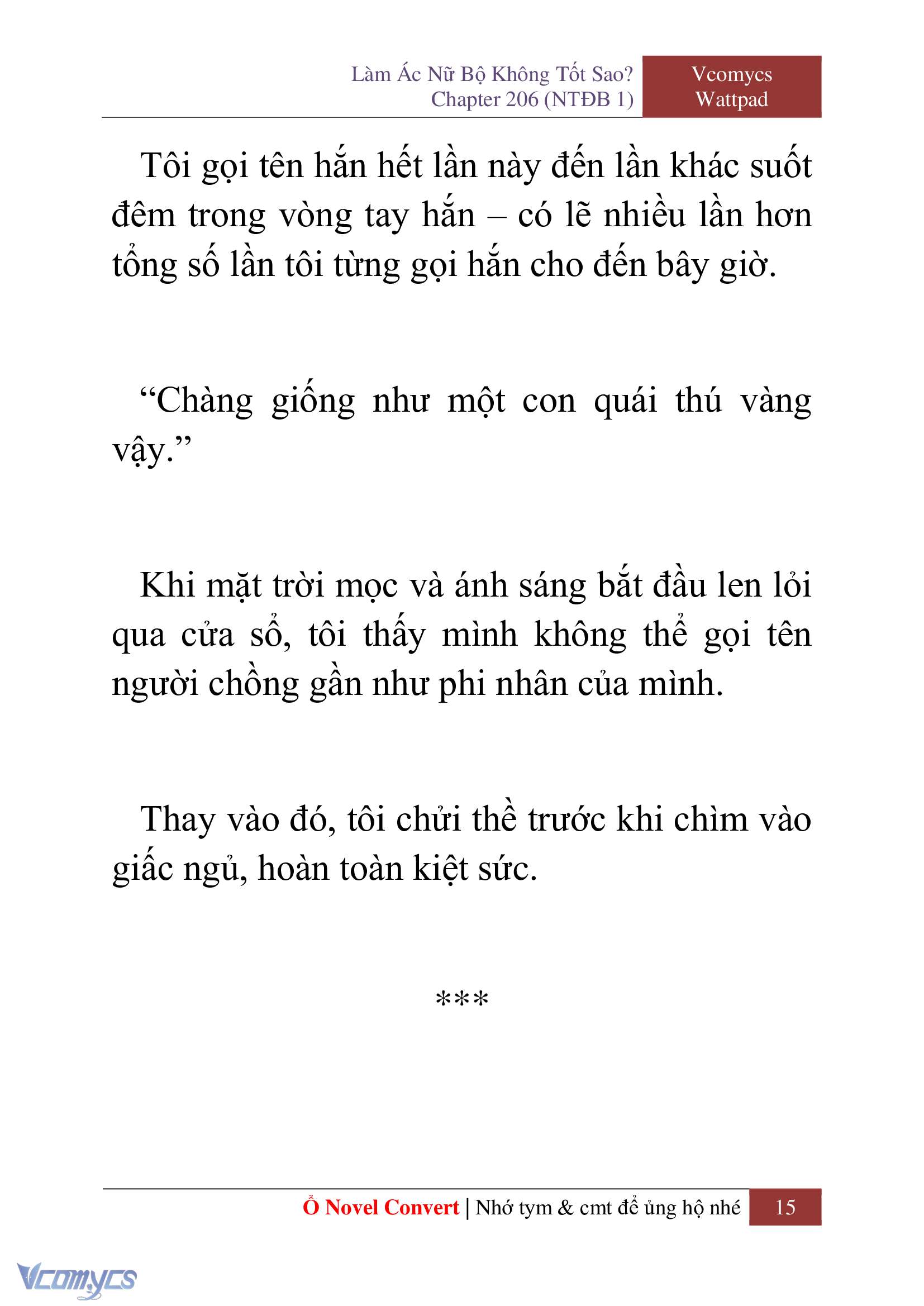 [Novel] Làm Ác Nữ Bộ Không Tốt Sao? Chap 206 - Trang 2