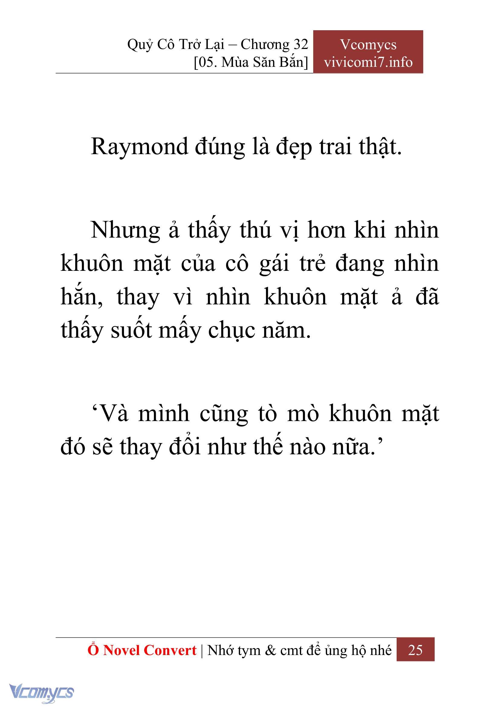 [Novel] Quý Cô Trở Lại Chap 32 - Trang 2