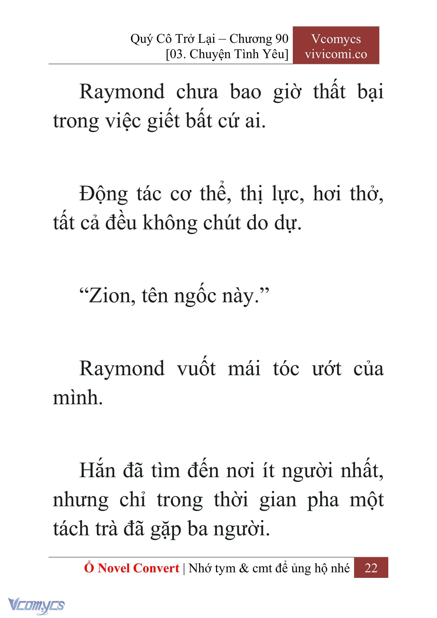 [Novel] Quý Cô Trở Lại Chap 90 - Trang 2