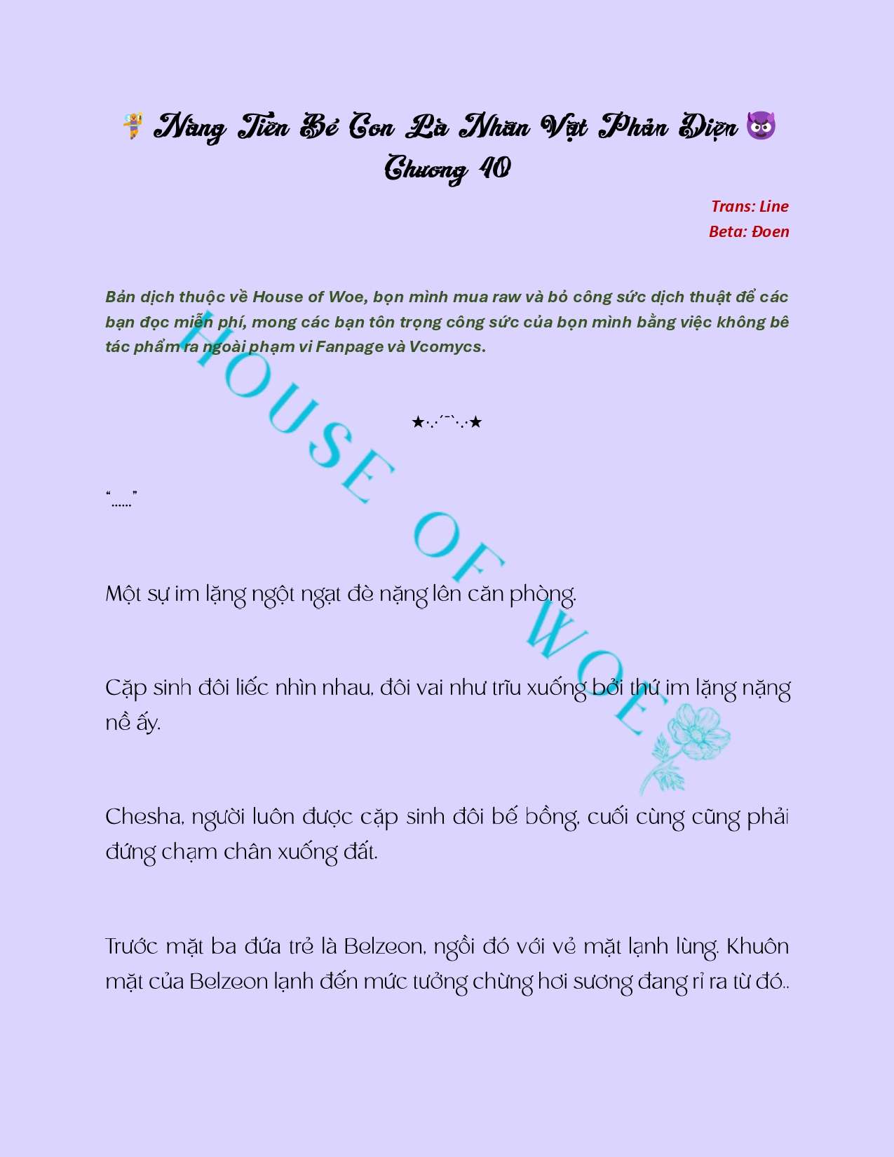 [NOVEL] NÀNG TIÊN BÉ CON LÀ NHÂN VẬT PHẢN DIỆN Chap 40 - Trang 2