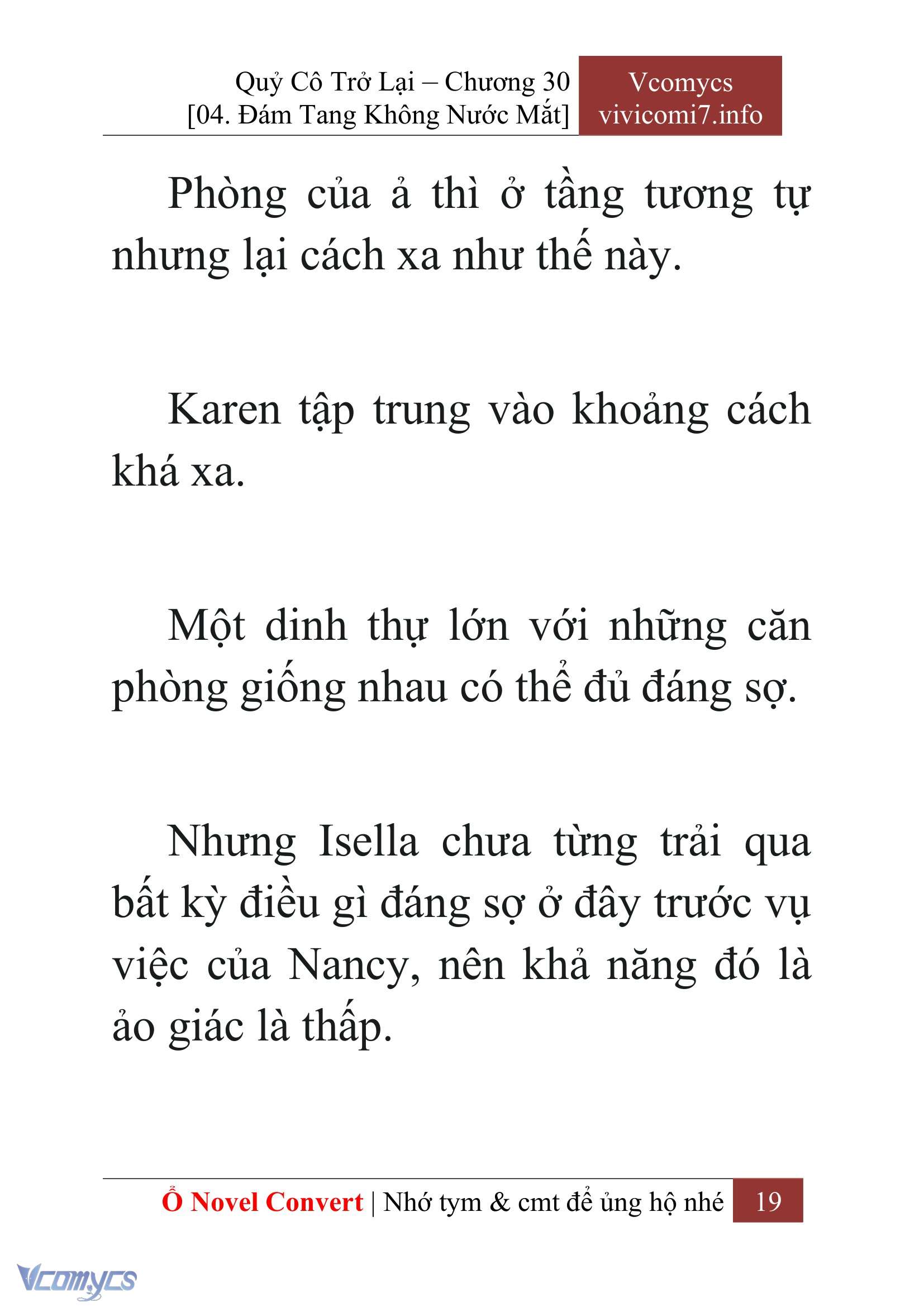 [Novel] Quý Cô Trở Lại Chap 30 - Trang 2