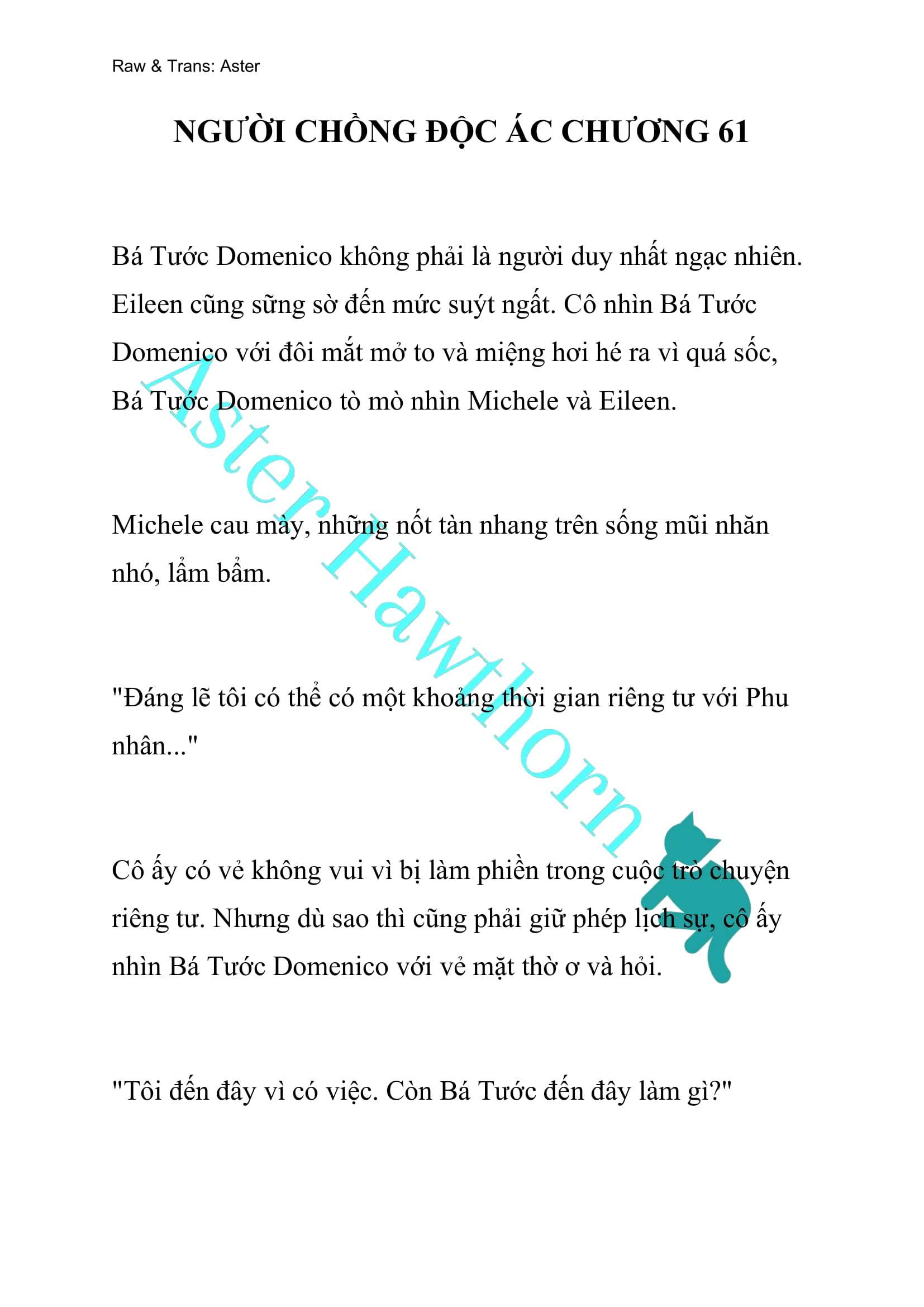 [NOVEL] Người Chồng Độc Ác Chap 61 - Trang 2