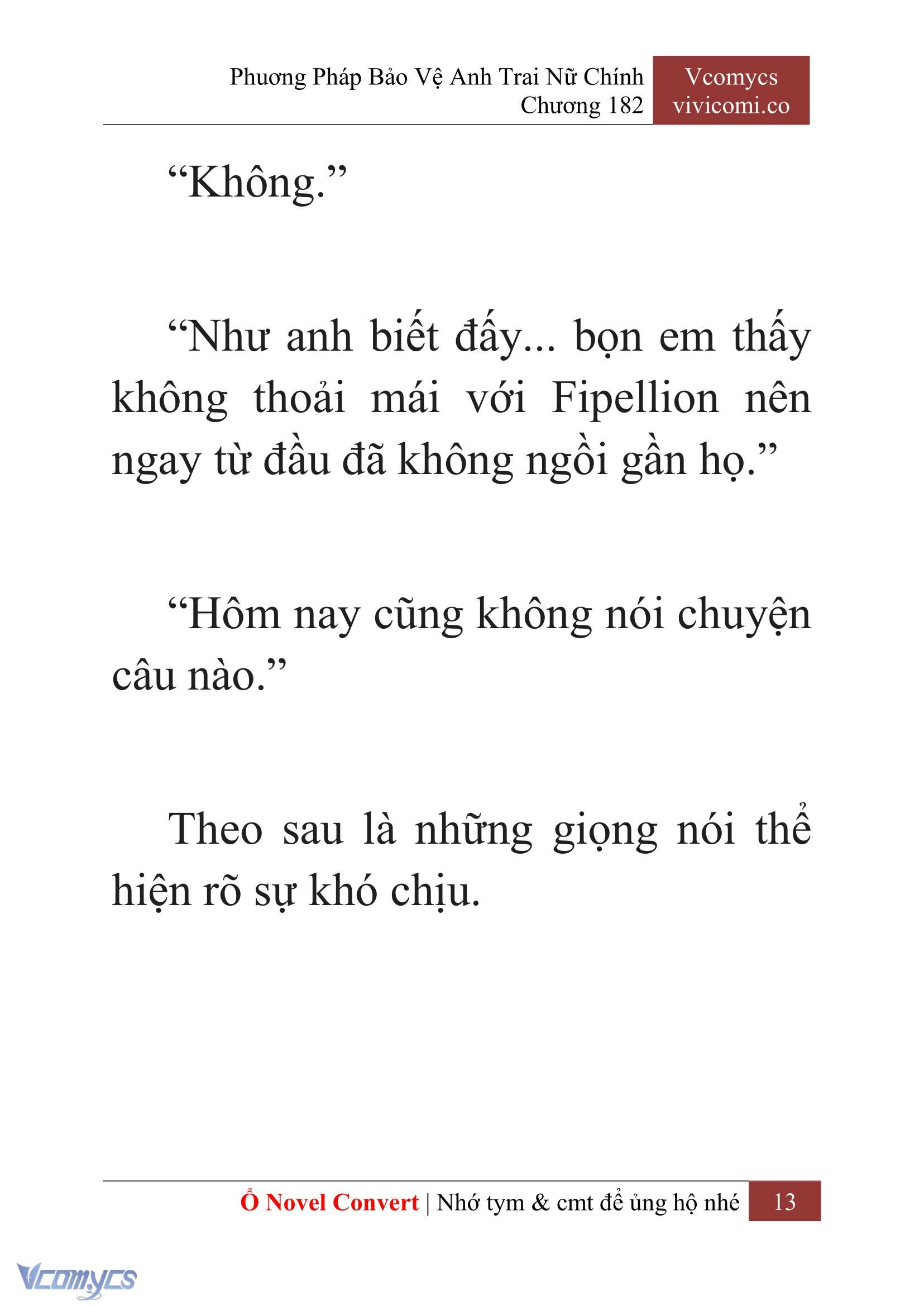 [Novel] Phương Pháp Bảo Vệ Anh Trai Nữ Chính Chap 182 - Trang 2