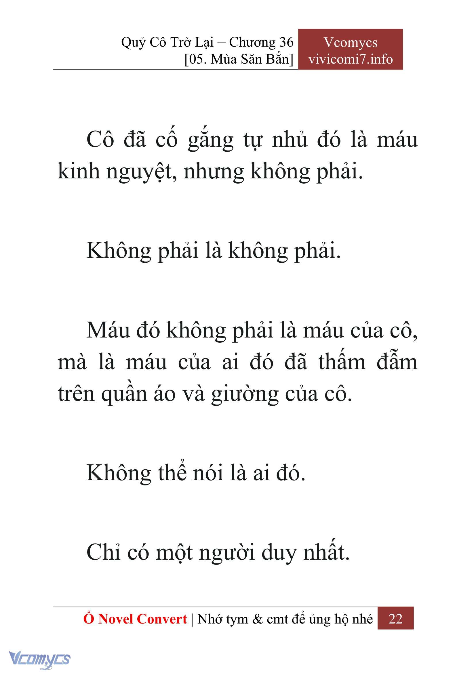 [Novel] Quý Cô Trở Lại Chap 36 - Trang 2