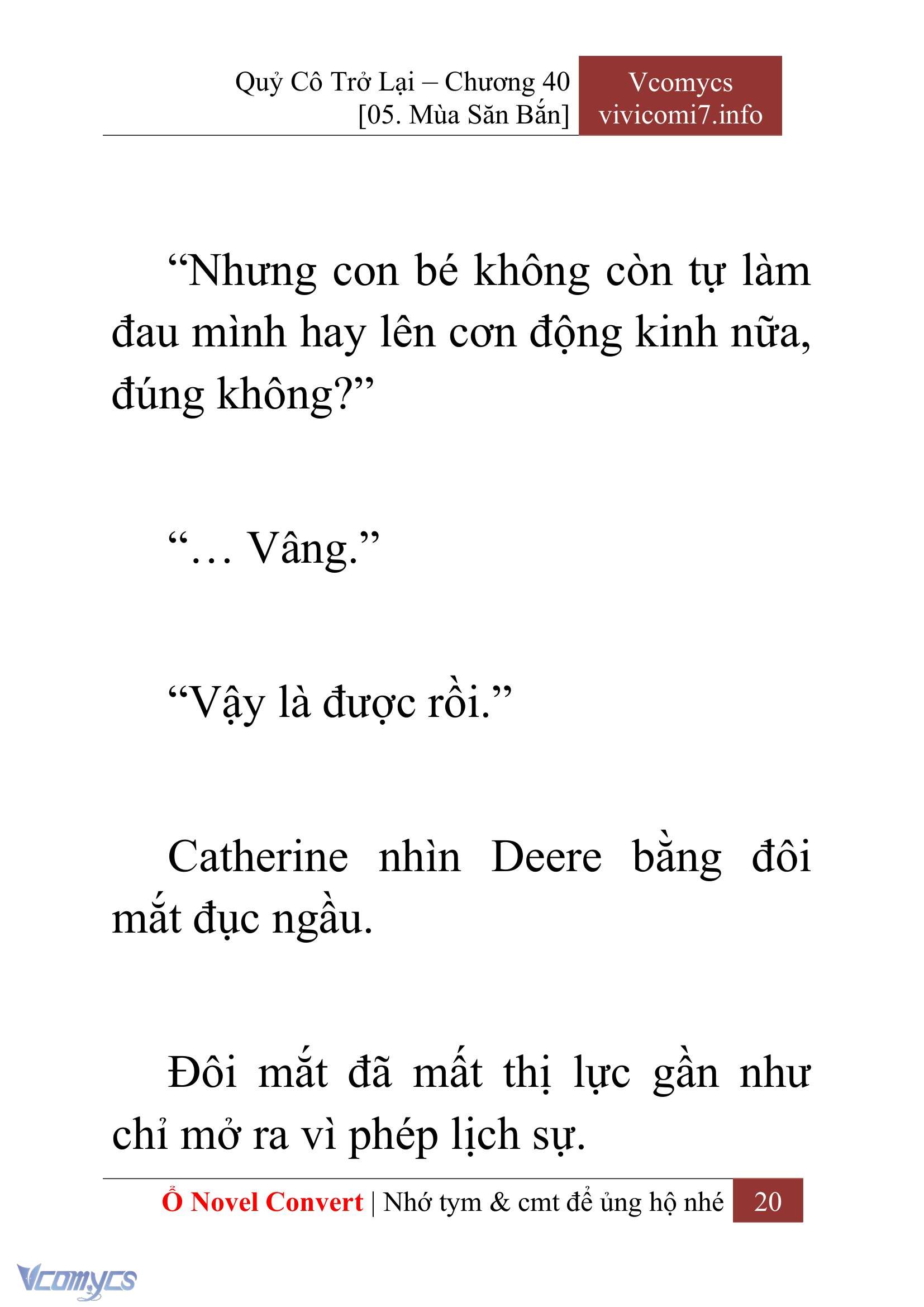 [Novel] Quý Cô Trở Lại Chap 40 - Trang 2