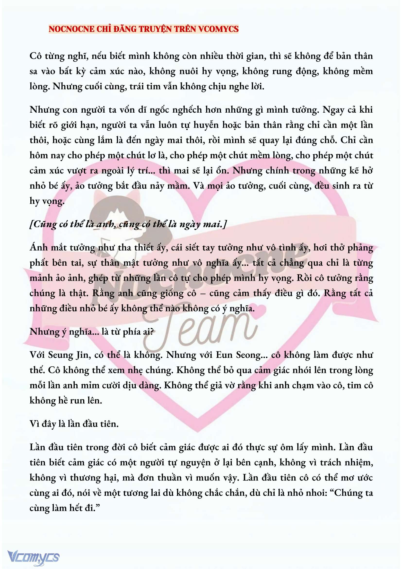 [NOVEL] CHÚNG TA KẾT THÚC VÀO MÙA THU Chap 43 - Trang 2