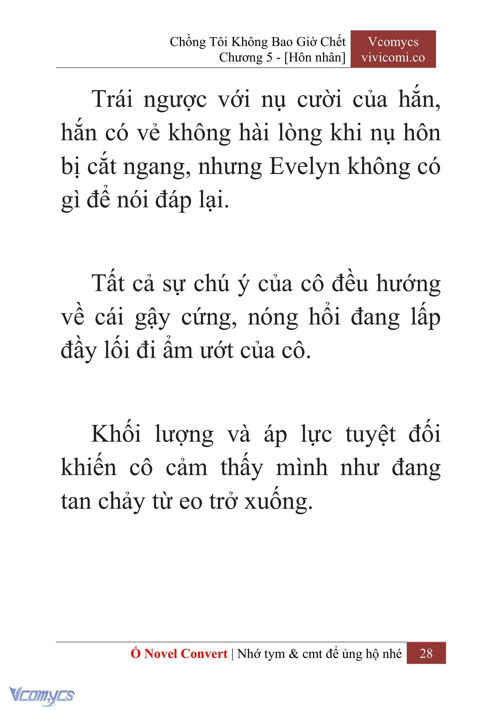 [Novel] Chồng Tôi Không Bao Giờ Chết Chap 5 - Trang 2