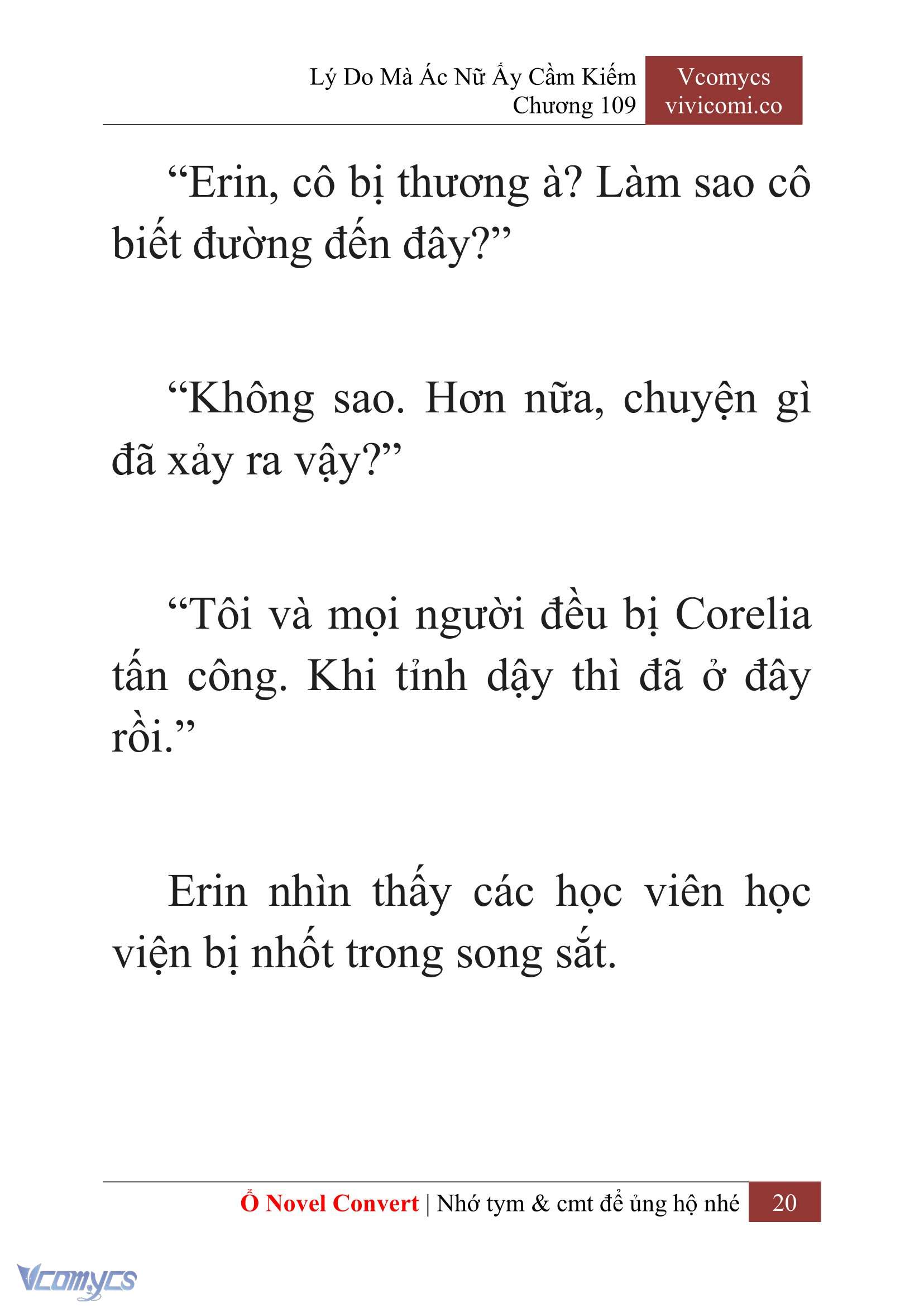 [Novel] Lý Do Mà Ác Nữ Ấy Cầm Kiếm Chap 109 - Trang 2