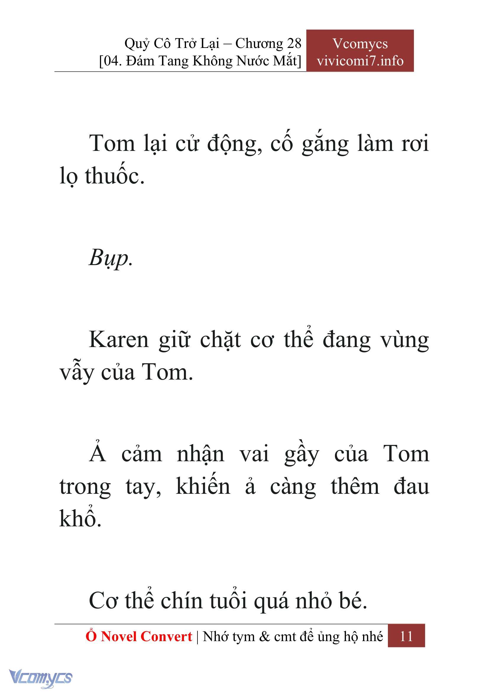 [Novel] Quý Cô Trở Lại Chap 28 - Trang 2
