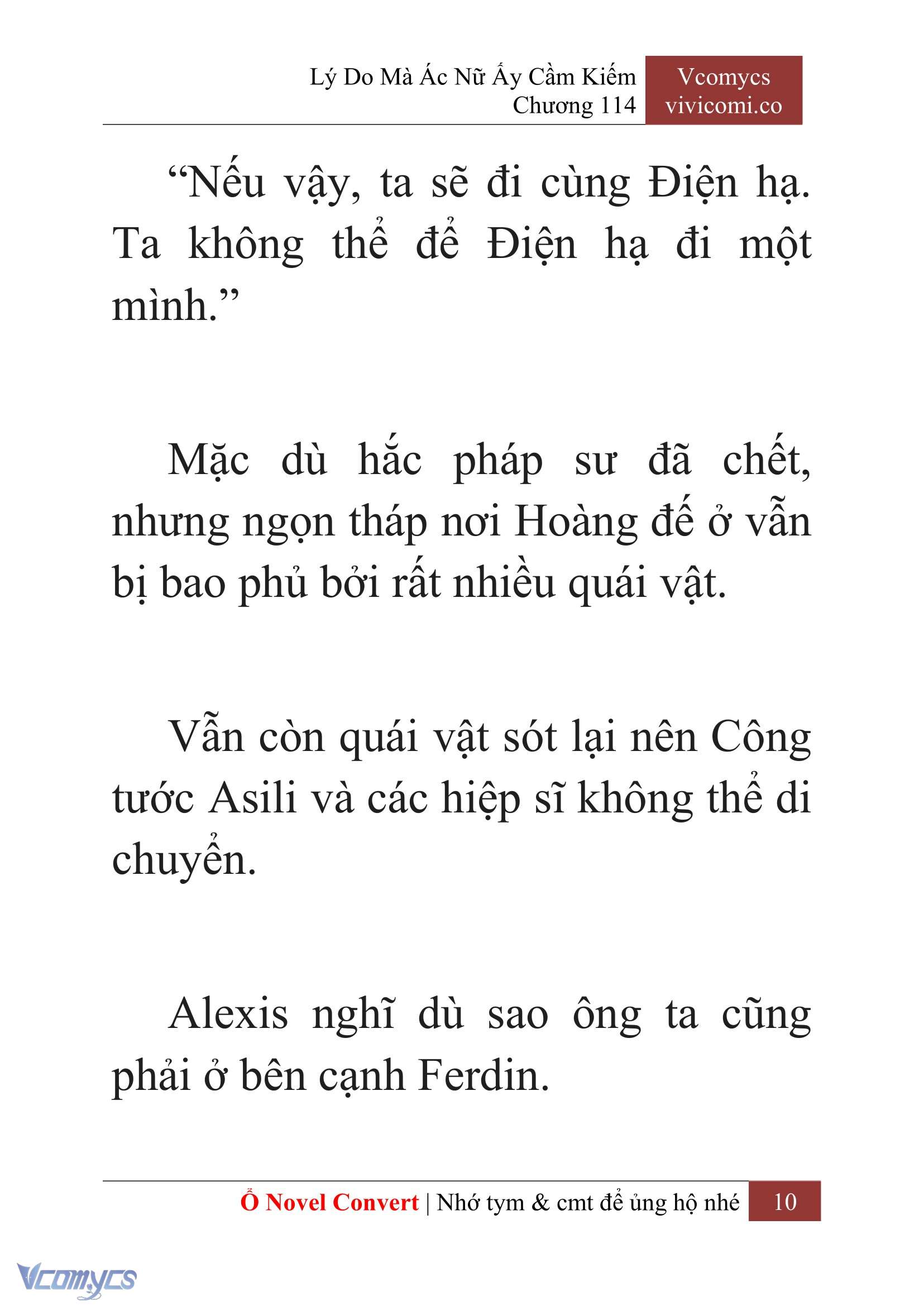 [Novel] Lý Do Mà Ác Nữ Ấy Cầm Kiếm Chap 114 - Trang 2