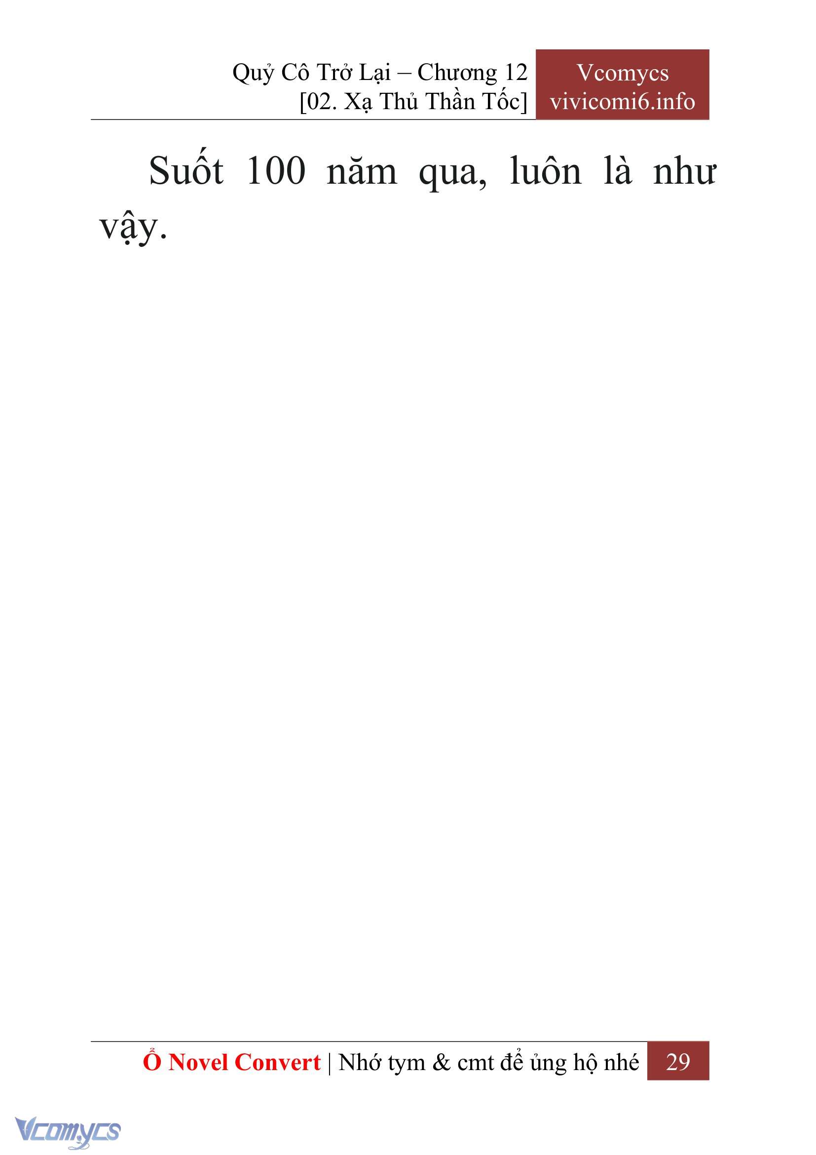 [Novel] Quý Cô Trở Lại Chap 12 - Trang 2