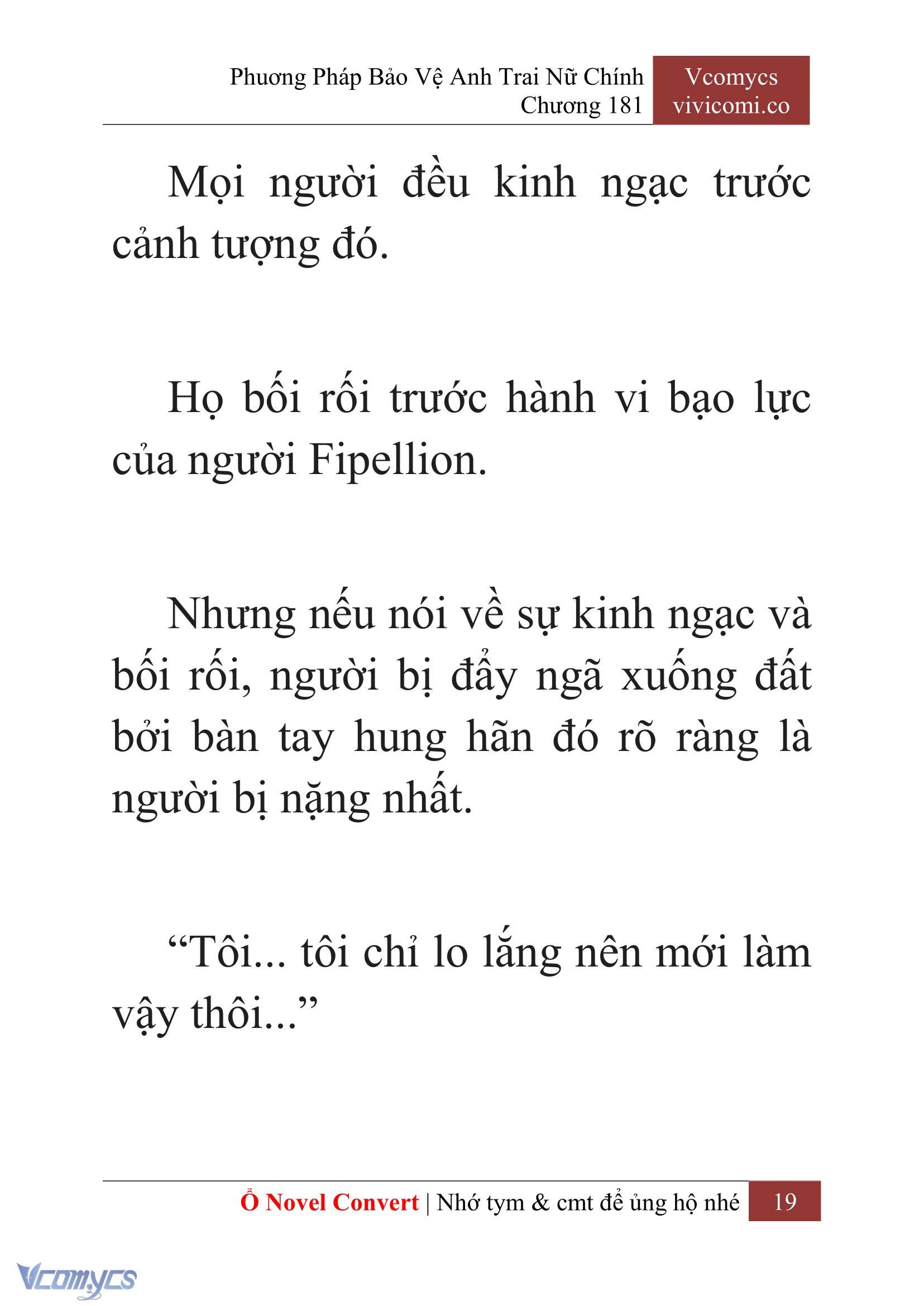 [Novel] Phương Pháp Bảo Vệ Anh Trai Nữ Chính Chap 181 - Trang 2