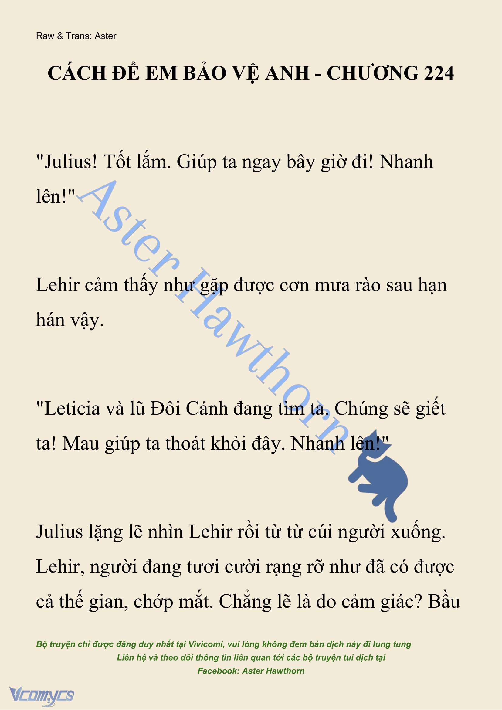 [NOVEL] Cách Để Em Bảo Vệ Anh Chap 224 - Trang 2