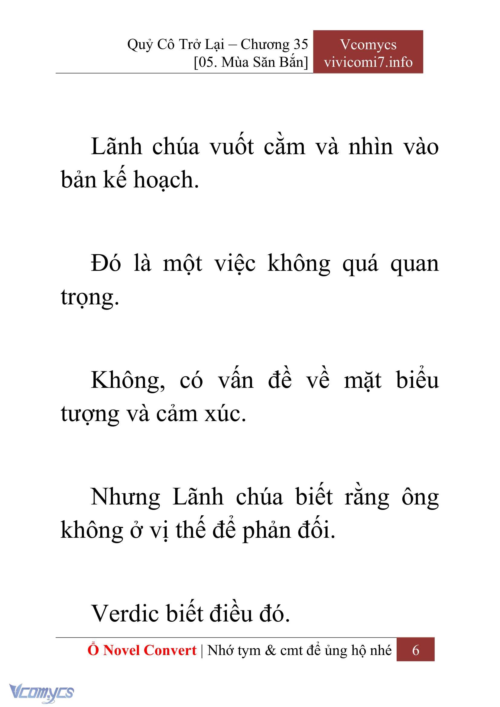 [Novel] Quý Cô Trở Lại Chap 35 - Trang 2