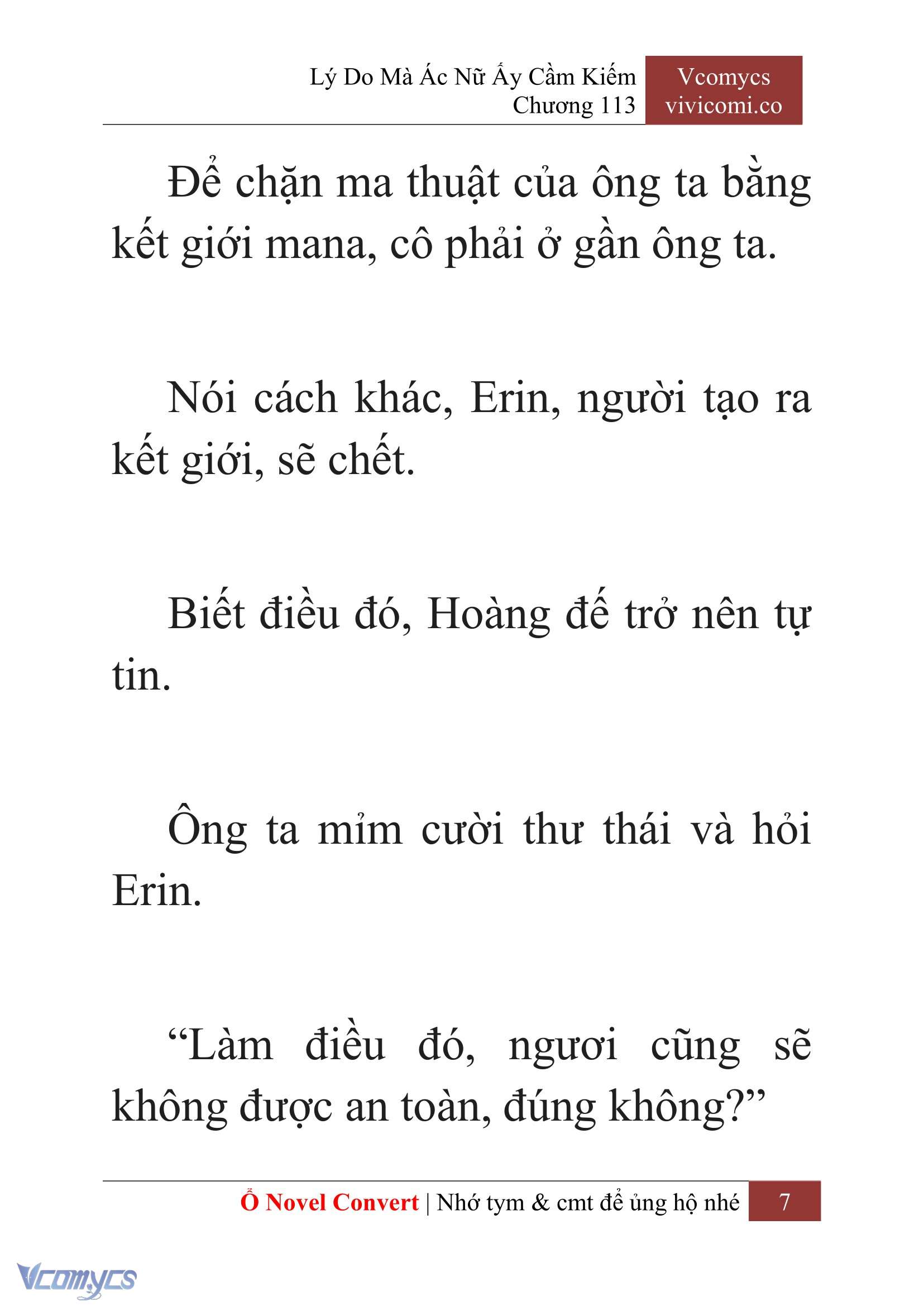 [Novel] Lý Do Mà Ác Nữ Ấy Cầm Kiếm Chap 113 - Trang 2