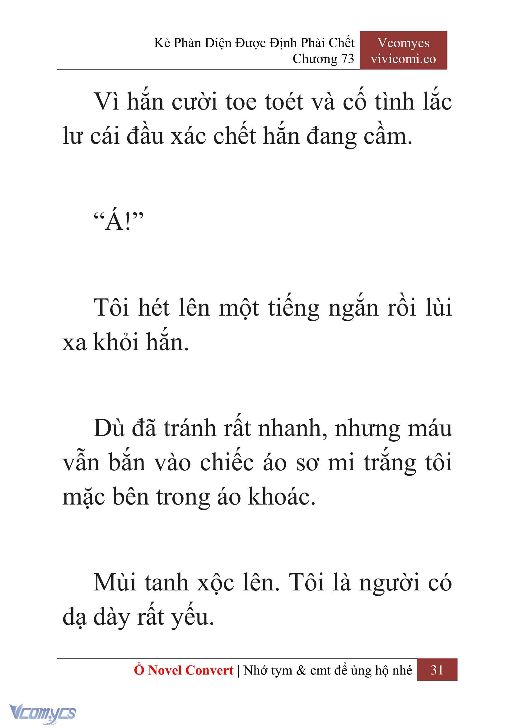 [Novel] Kẻ Phản Diện Được Định Phải Chết Chap 73 - Trang 2
