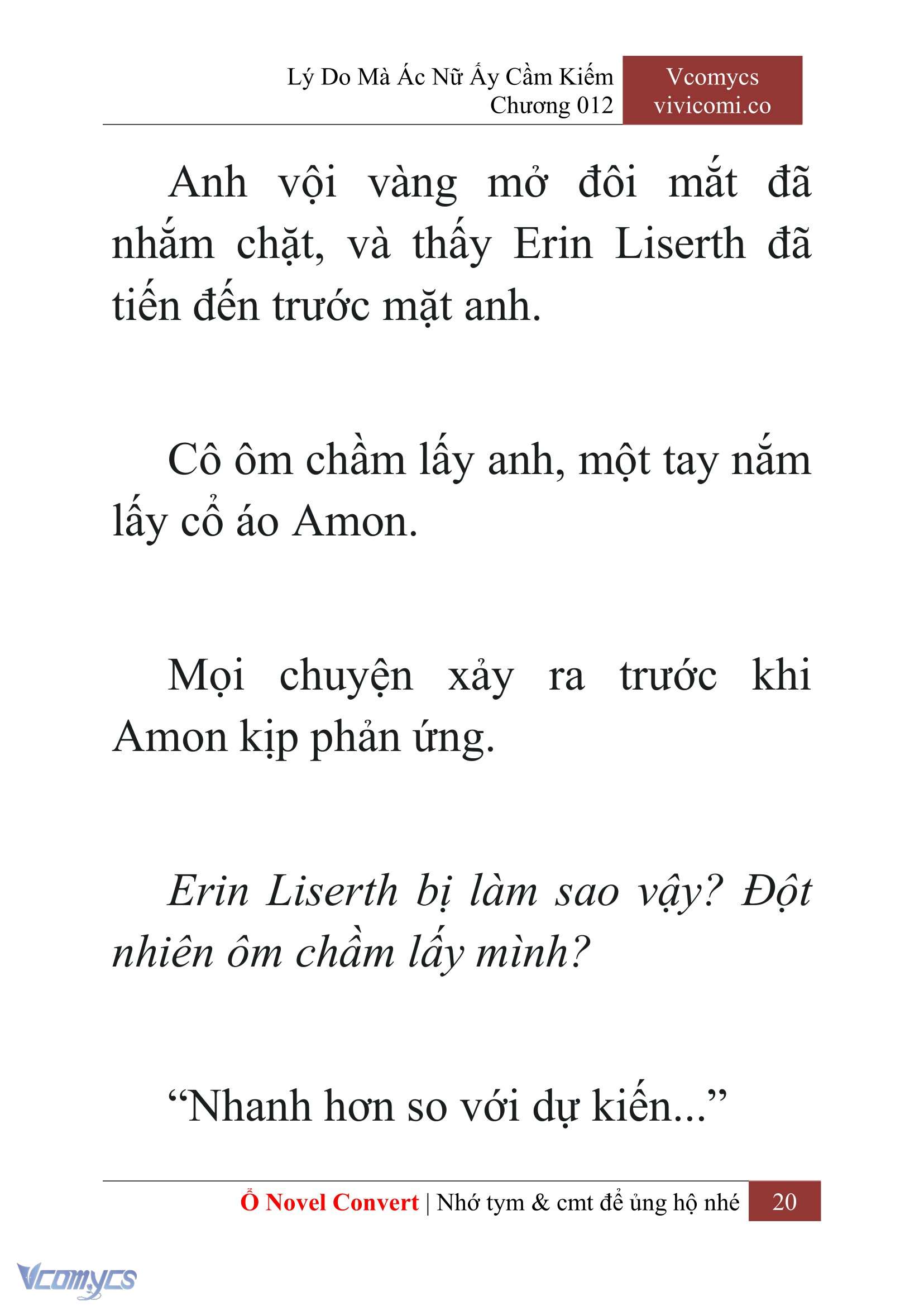 [Novel] Lý Do Mà Ác Nữ Ấy Cầm Kiếm Chap 12 - Trang 2