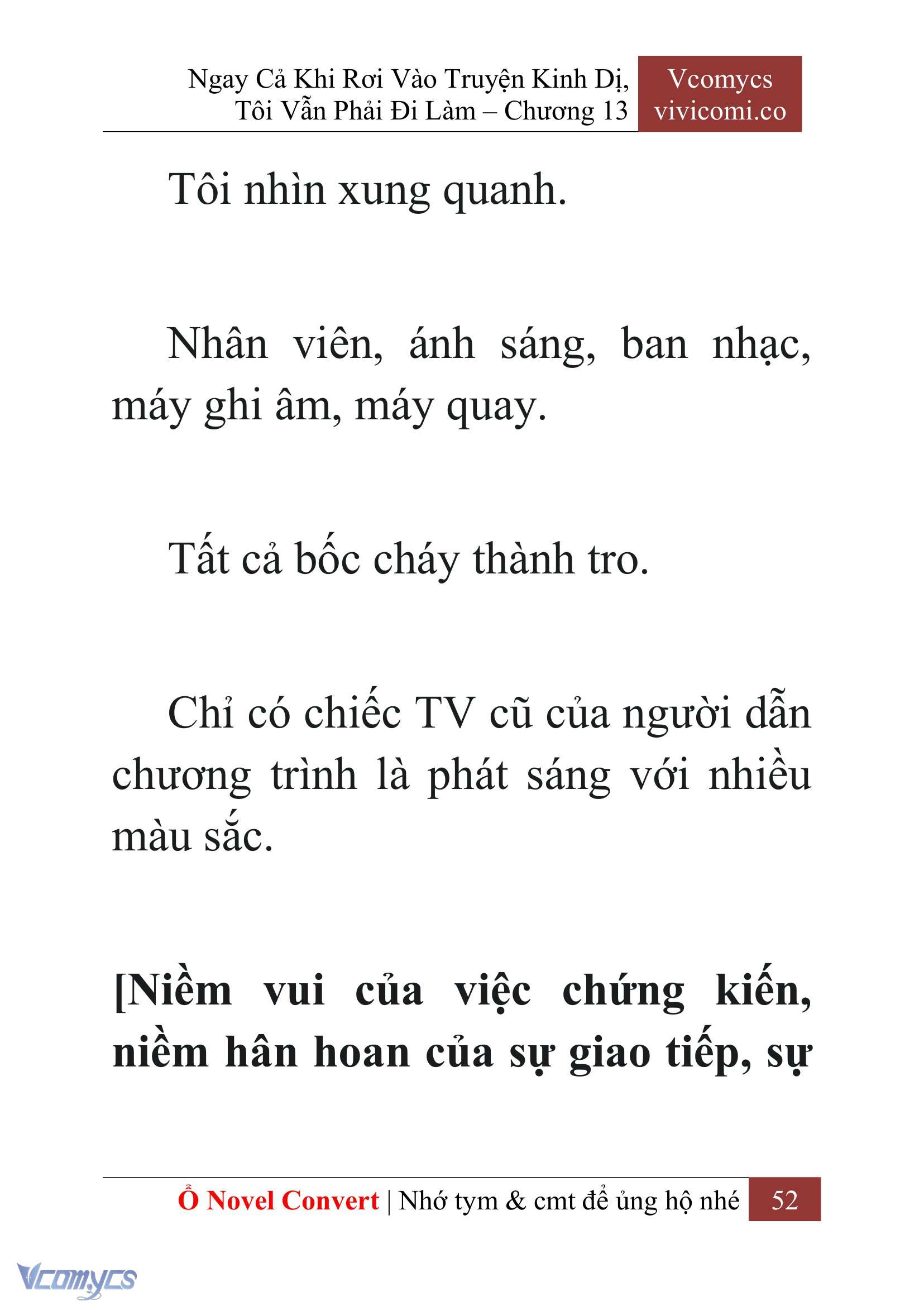 [Novel] Ngay Cả Khi Rơi Vào Truyện Kinh Dị, Tôi Vẫn Phải Đi Làm Chap 13 - Trang 2