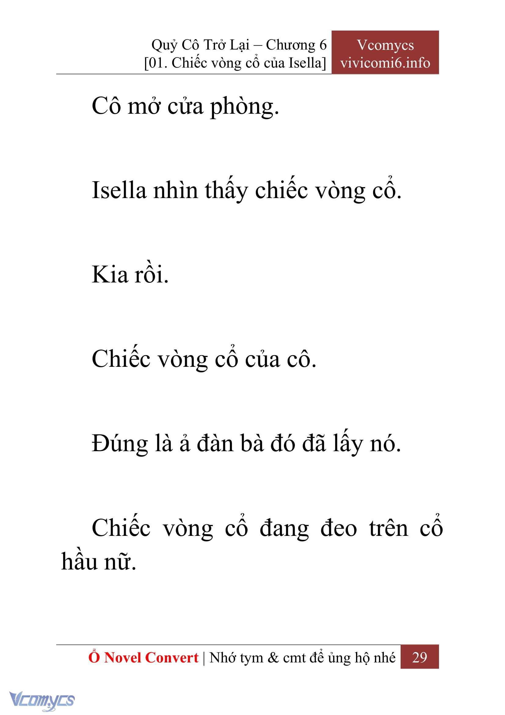 [Novel] Quý Cô Trở Lại Chap 6 - Trang 2