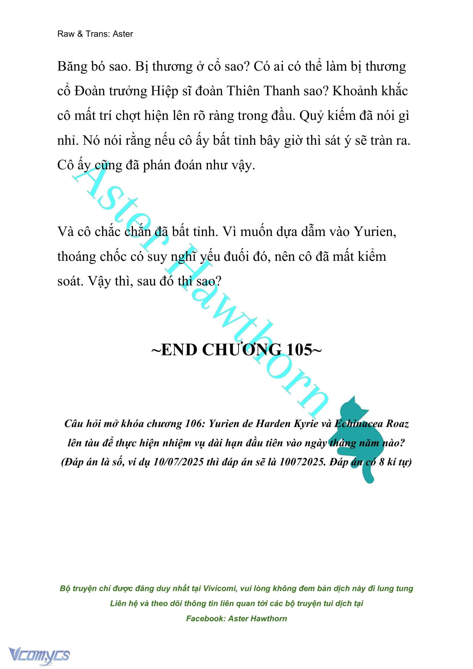 [NOVEL] Đóa Hoa Cầm Kiếm Chap 105 - Trang 2