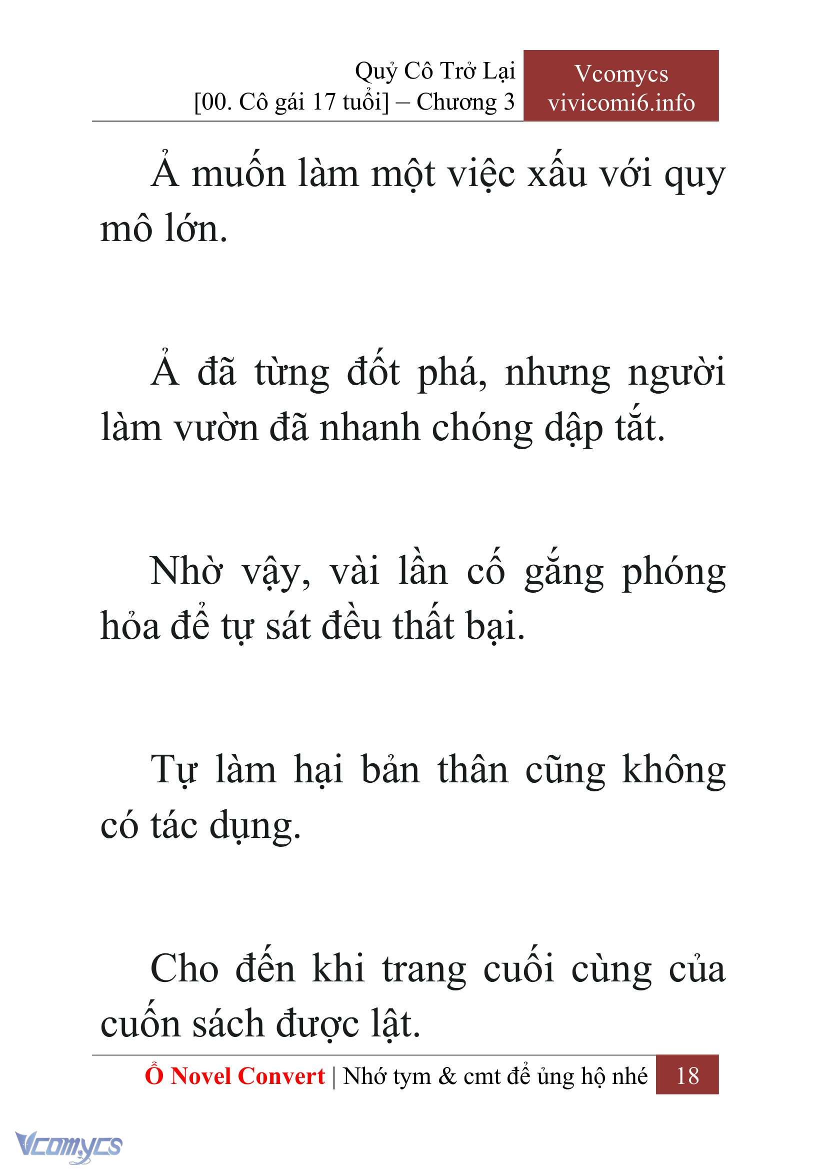 [Novel] Quý Cô Trở Lại Chap 3 - Trang 2
