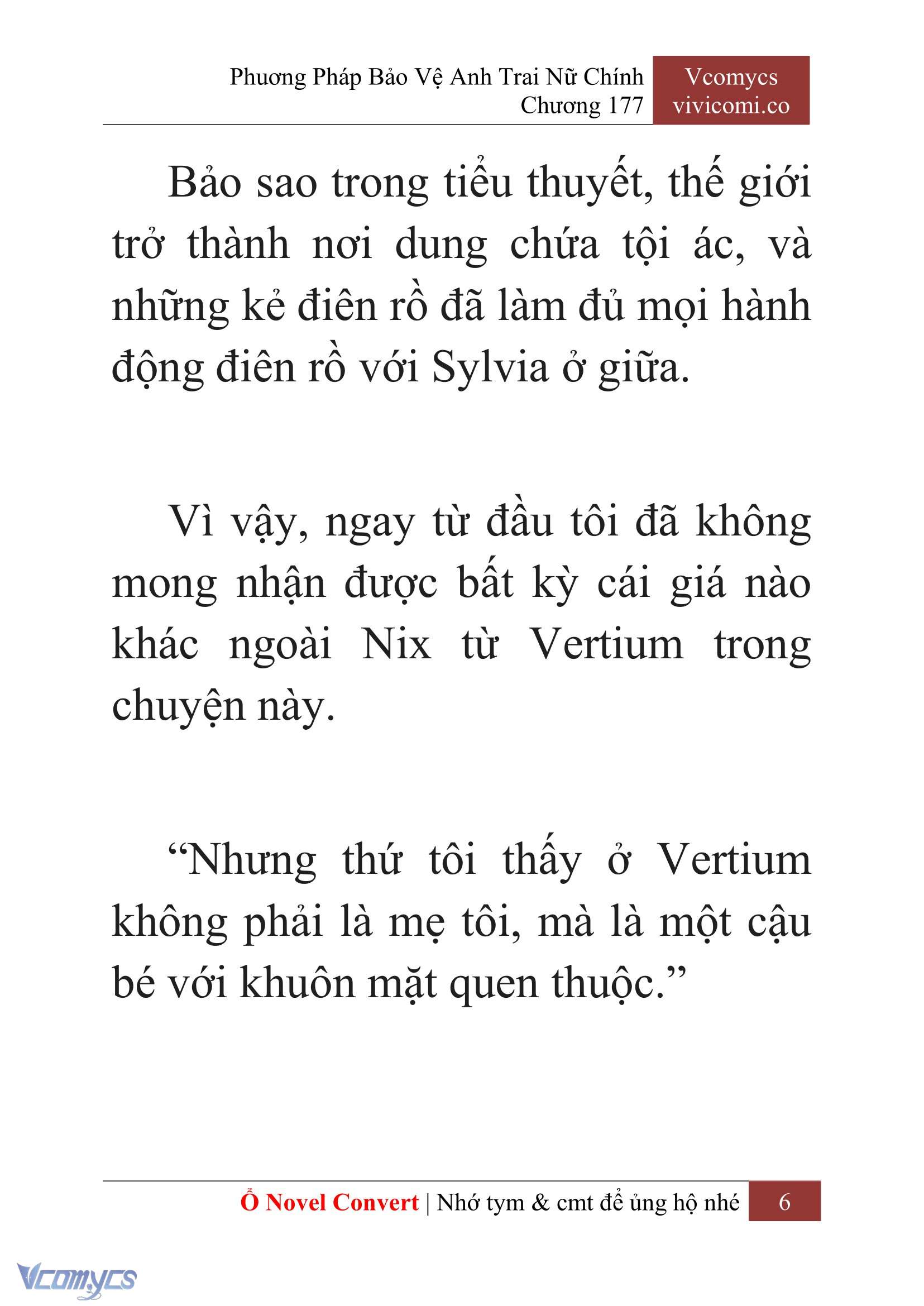 [Novel] Phương Pháp Bảo Vệ Anh Trai Nữ Chính Chap 177 - Trang 2