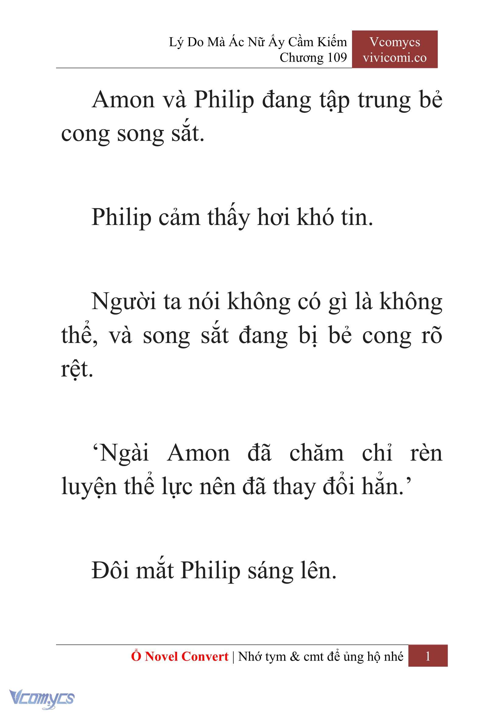 [Novel] Lý Do Mà Ác Nữ Ấy Cầm Kiếm Chap 109 - Trang 2