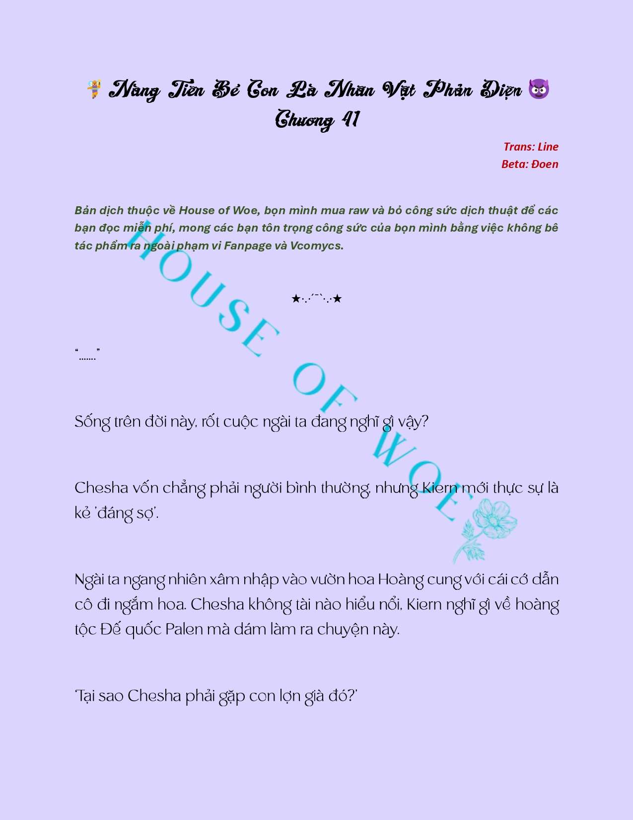 [NOVEL] NÀNG TIÊN BÉ CON LÀ NHÂN VẬT PHẢN DIỆN Chap 41 - Trang 2