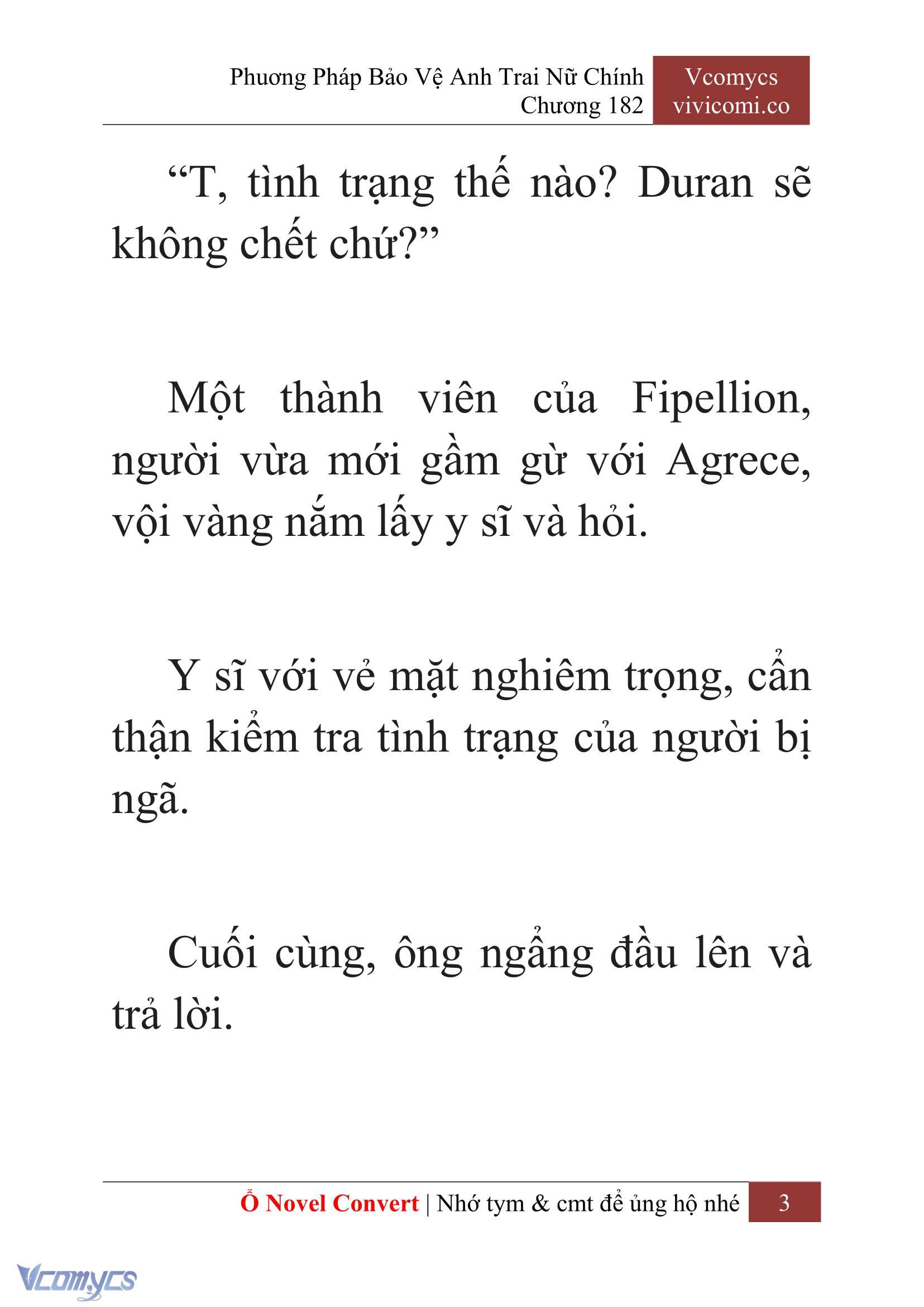 [Novel] Phương Pháp Bảo Vệ Anh Trai Nữ Chính Chap 182 - Trang 2