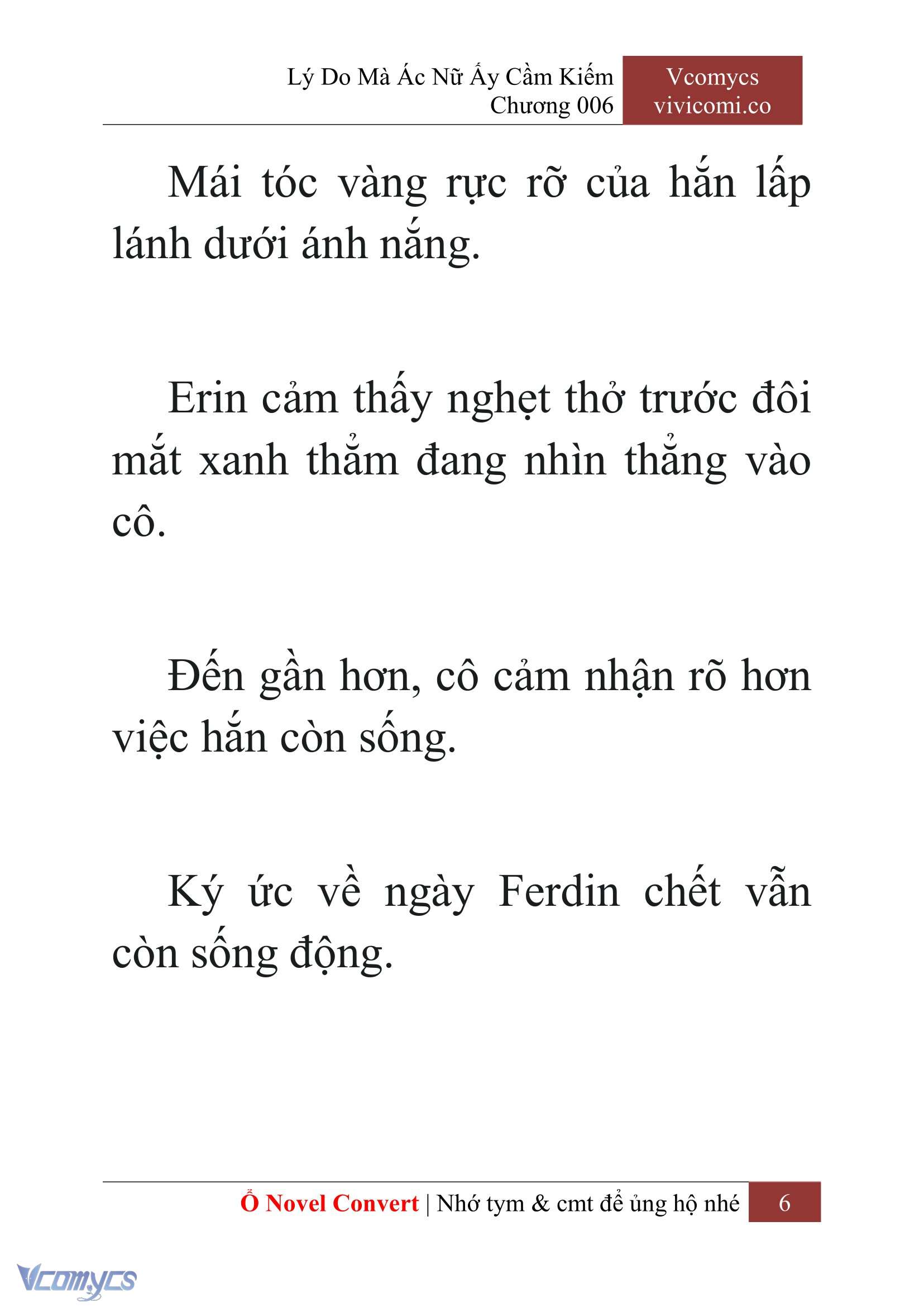 [Novel] Lý Do Mà Ác Nữ Ấy Cầm Kiếm Chap 6 - Trang 2