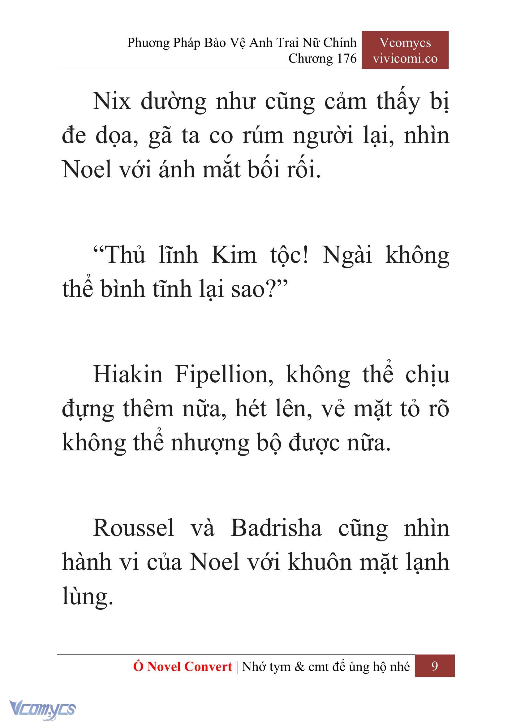 [Novel] Phương Pháp Bảo Vệ Anh Trai Nữ Chính Chap 176 - Trang 2