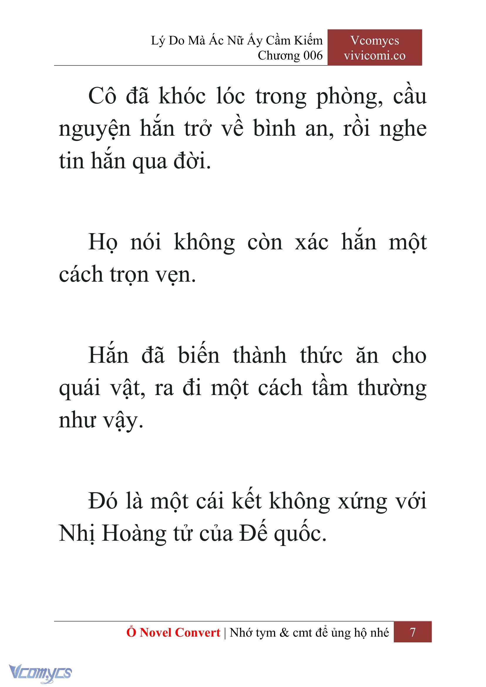 [Novel] Lý Do Mà Ác Nữ Ấy Cầm Kiếm Chap 6 - Trang 2