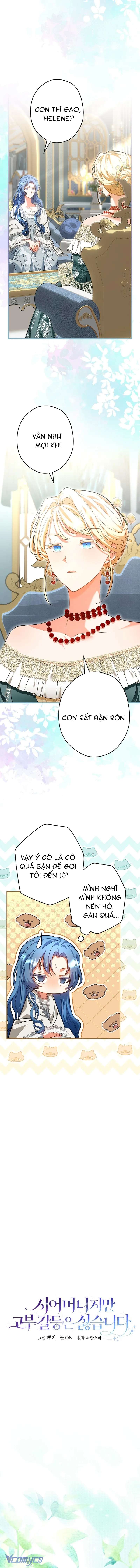 Tuy Là Mẹ Chồng Nhưng Tôi Không Thích Mâu Thuẫn Giữa Mẹ Chồng Và Nàng Dâu Chap 2 - Next Chap 3