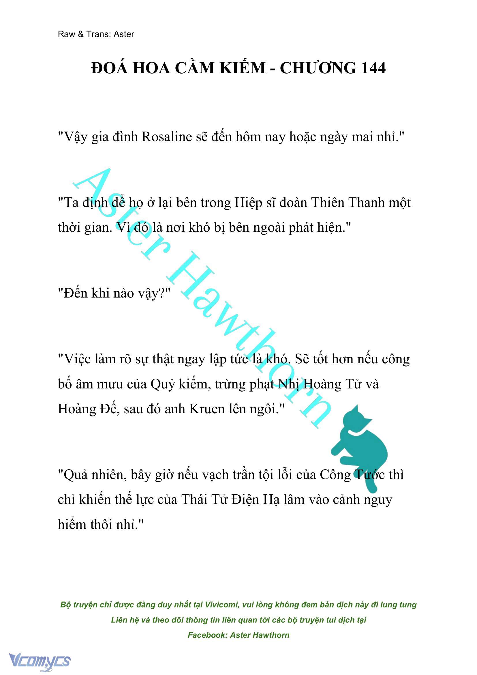 [NOVEL] Đóa Hoa Cầm Kiếm Chap 144 - Trang 2