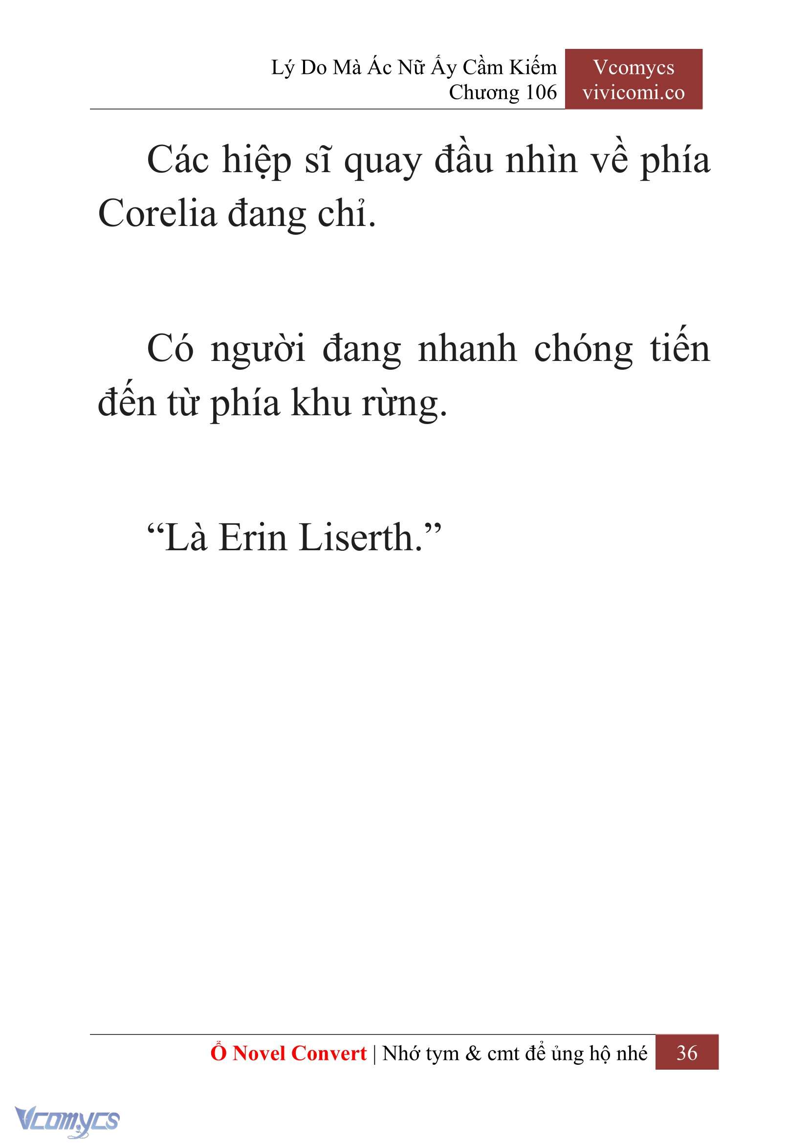 [Novel] Lý Do Mà Ác Nữ Ấy Cầm Kiếm Chap 106 - Trang 2