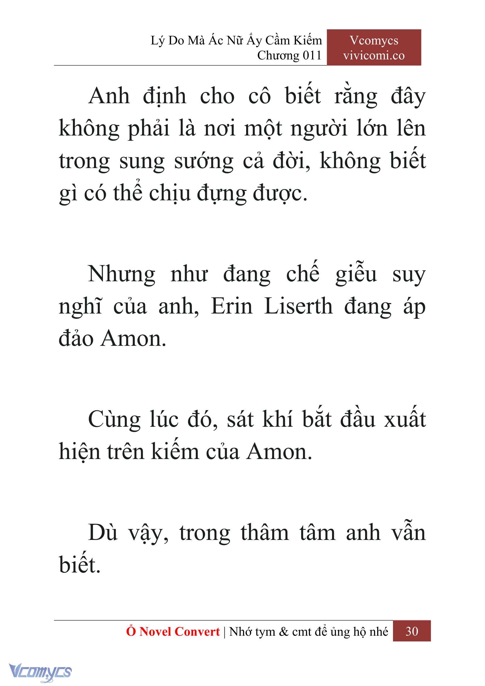 [Novel] Lý Do Mà Ác Nữ Ấy Cầm Kiếm Chap 11 - Trang 2