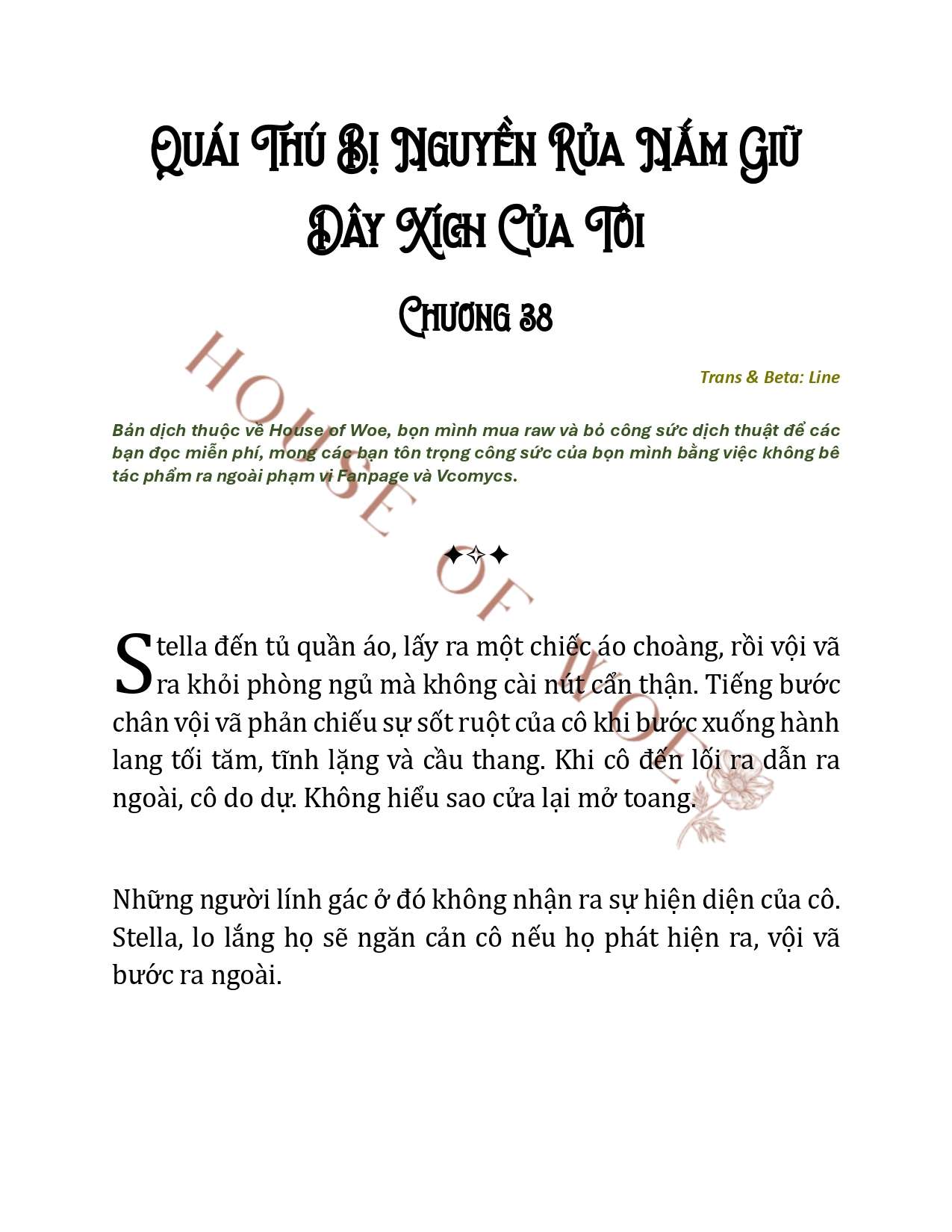 [NOVEL] QUÁI THÚ BỊ NGUYỀN RỦA NẮM GIỮ DÂY XÍCH CỦA TÔI Chap 38 - Trang 2