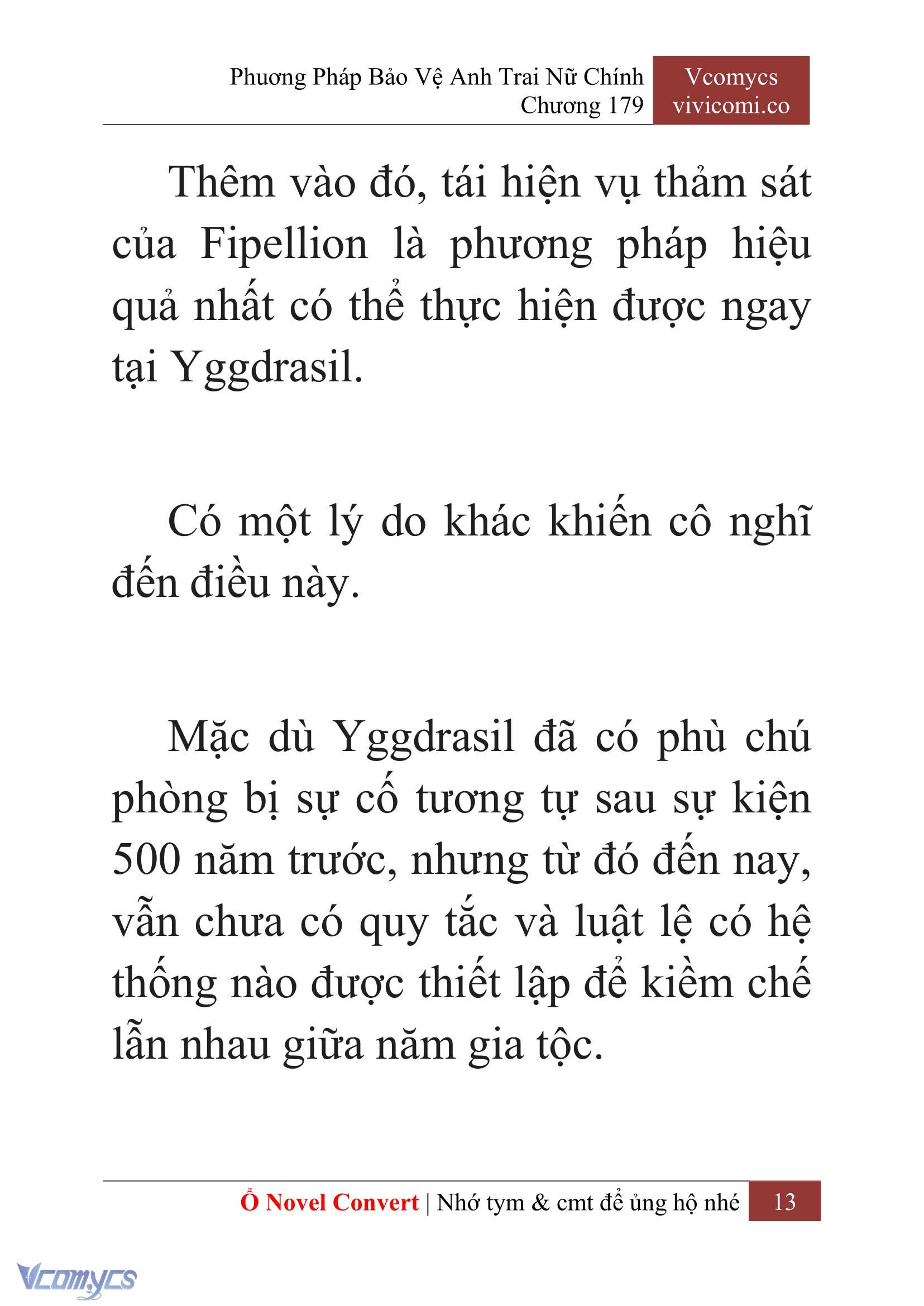 [Novel] Phương Pháp Bảo Vệ Anh Trai Nữ Chính Chap 179 - Trang 2
