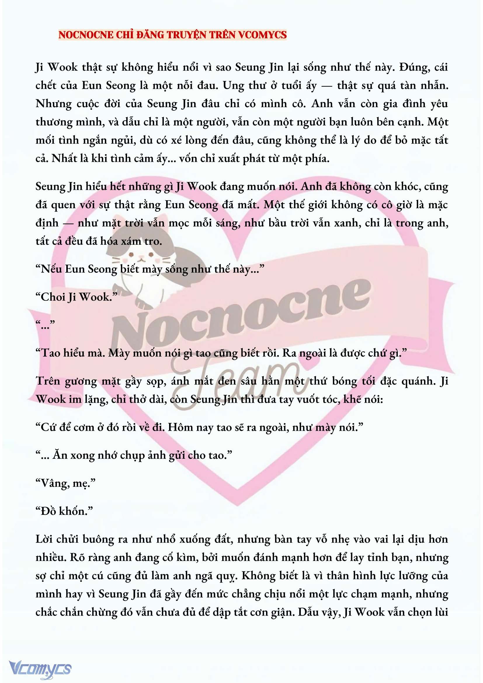 [NOVEL] CHÚNG TA KẾT THÚC VÀO MÙA THU Chap 60 - Trang 2