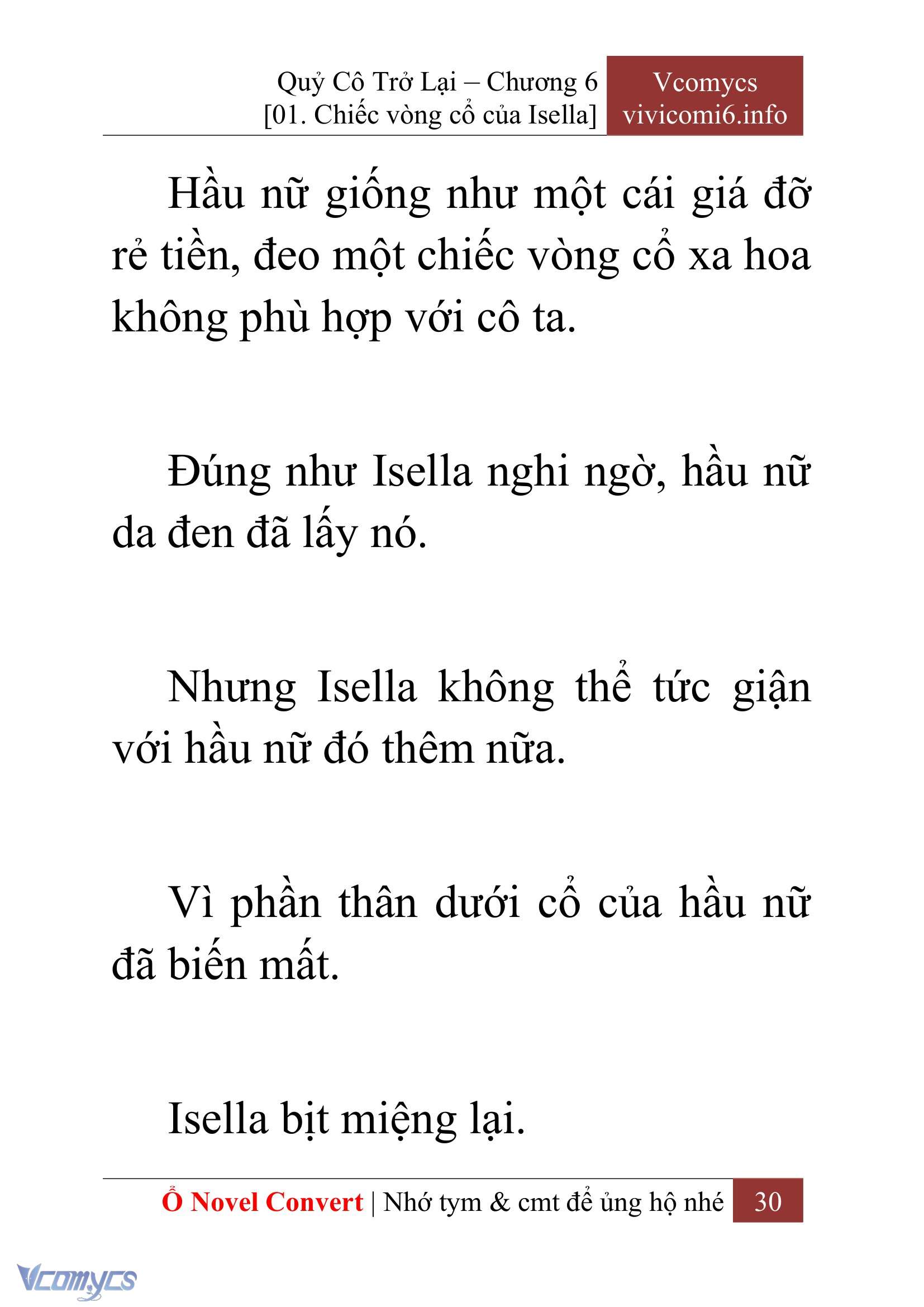 [Novel] Quý Cô Trở Lại Chap 6 - Trang 2