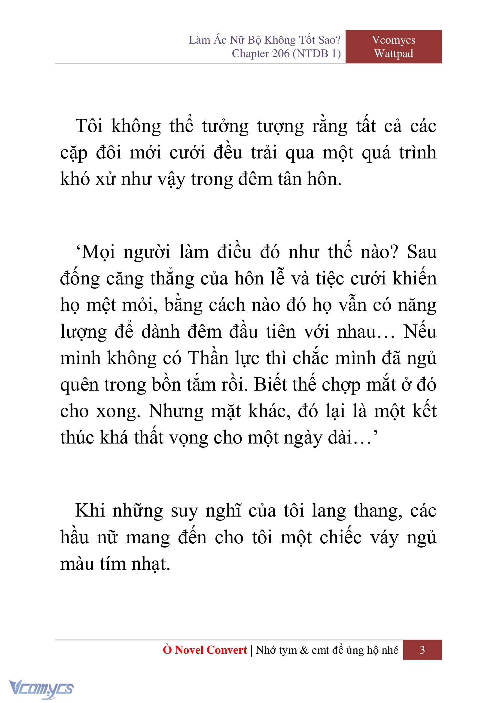 [Novel] Làm Ác Nữ Bộ Không Tốt Sao? Chap 206 - Trang 2