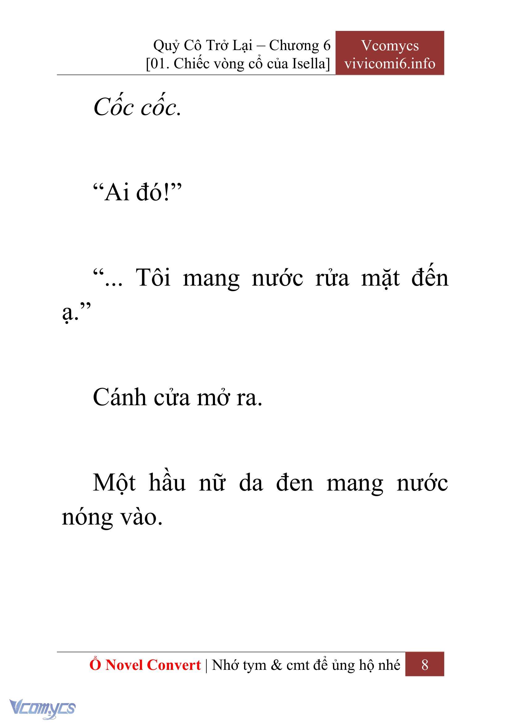 [Novel] Quý Cô Trở Lại Chap 6 - Trang 2