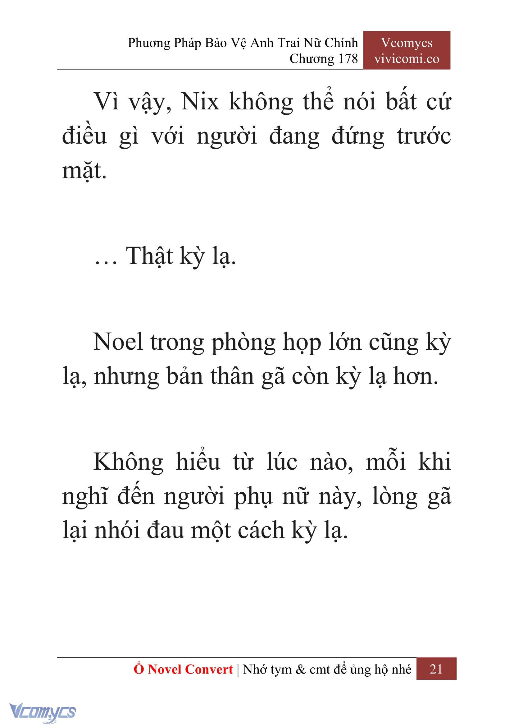 [Novel] Phương Pháp Bảo Vệ Anh Trai Nữ Chính Chap 178 - Trang 2