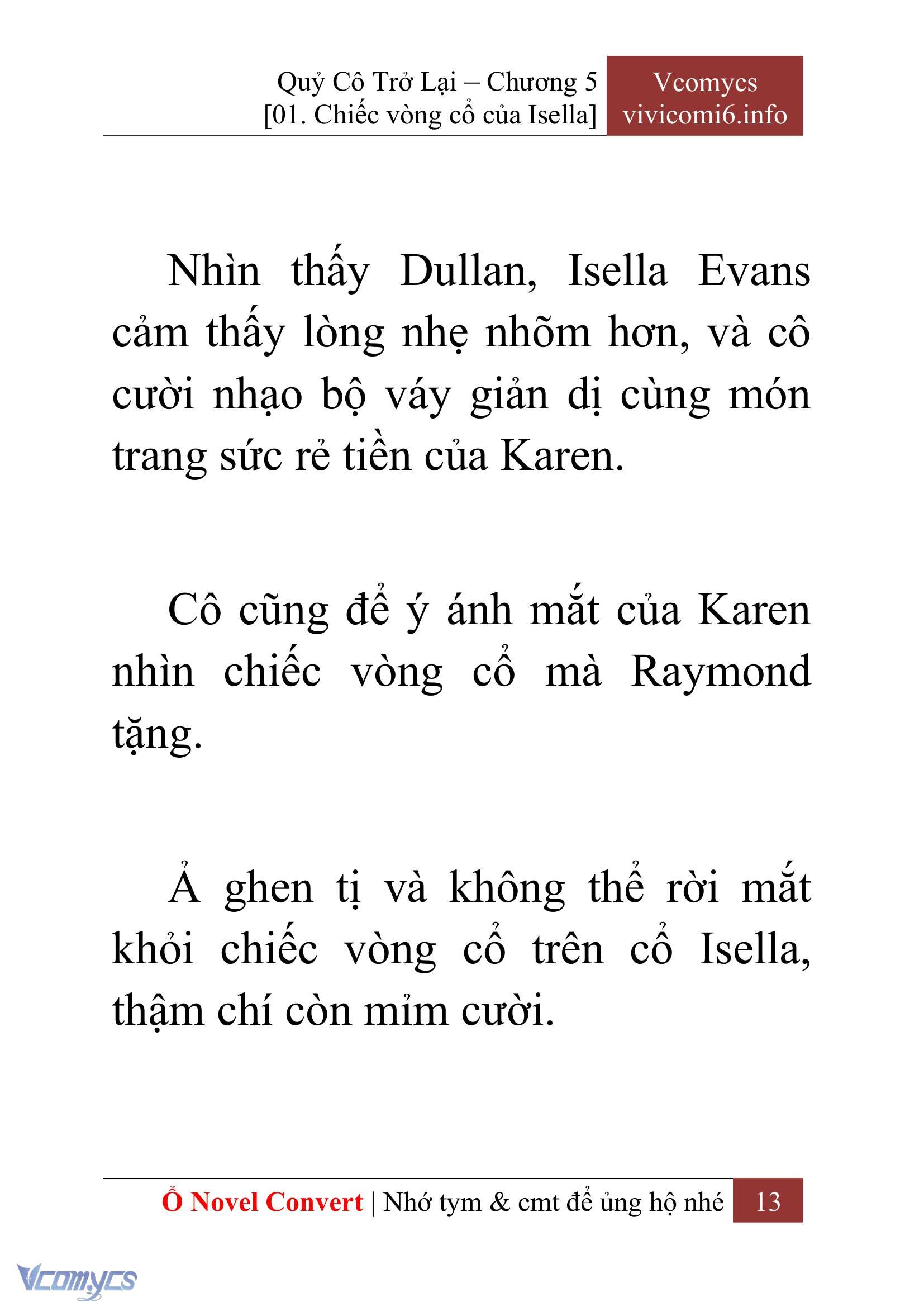 [Novel] Quý Cô Trở Lại Chap 5 - Trang 2