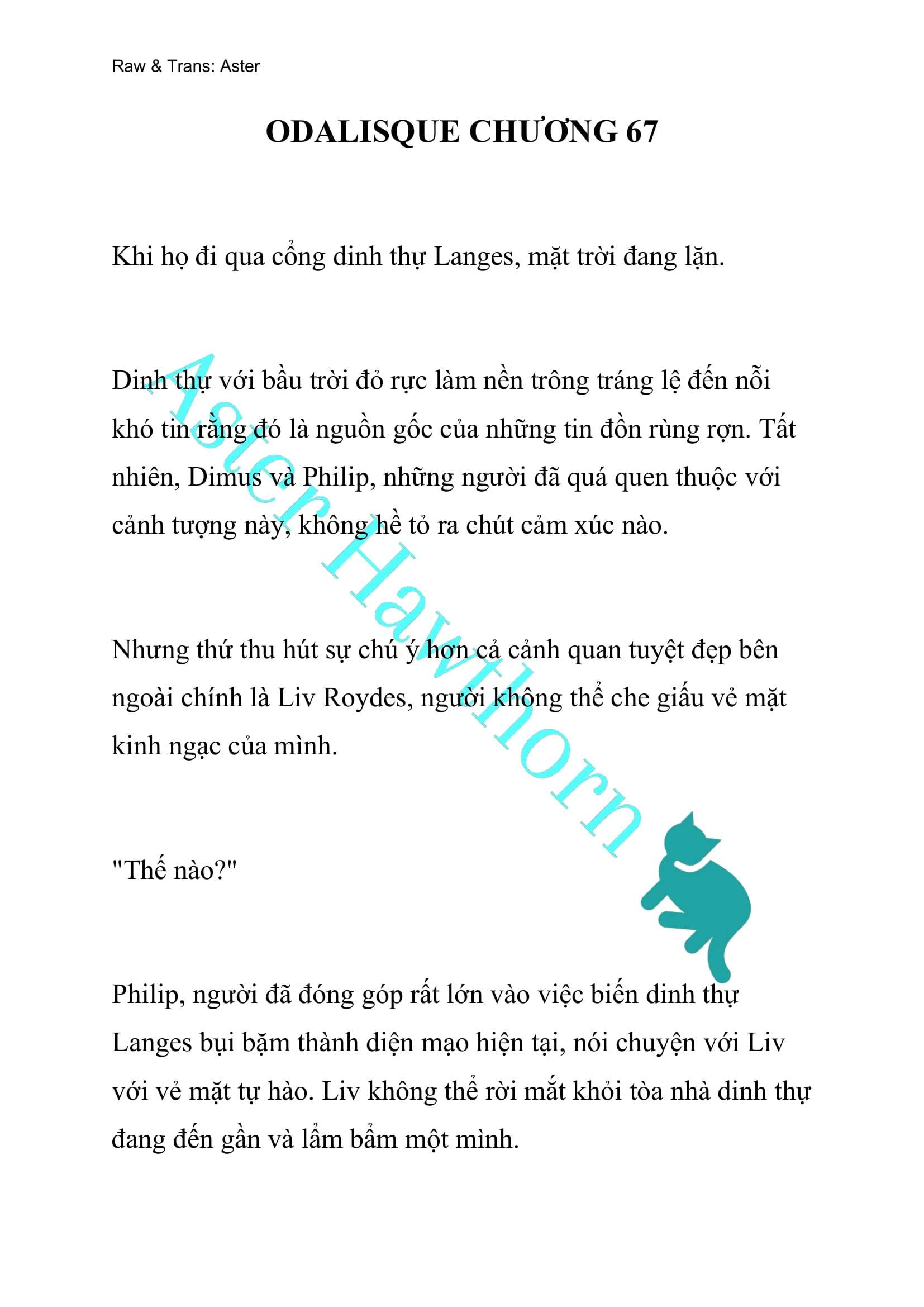 [NOVEL] Odalisque Chap 67 - Next Chap 68