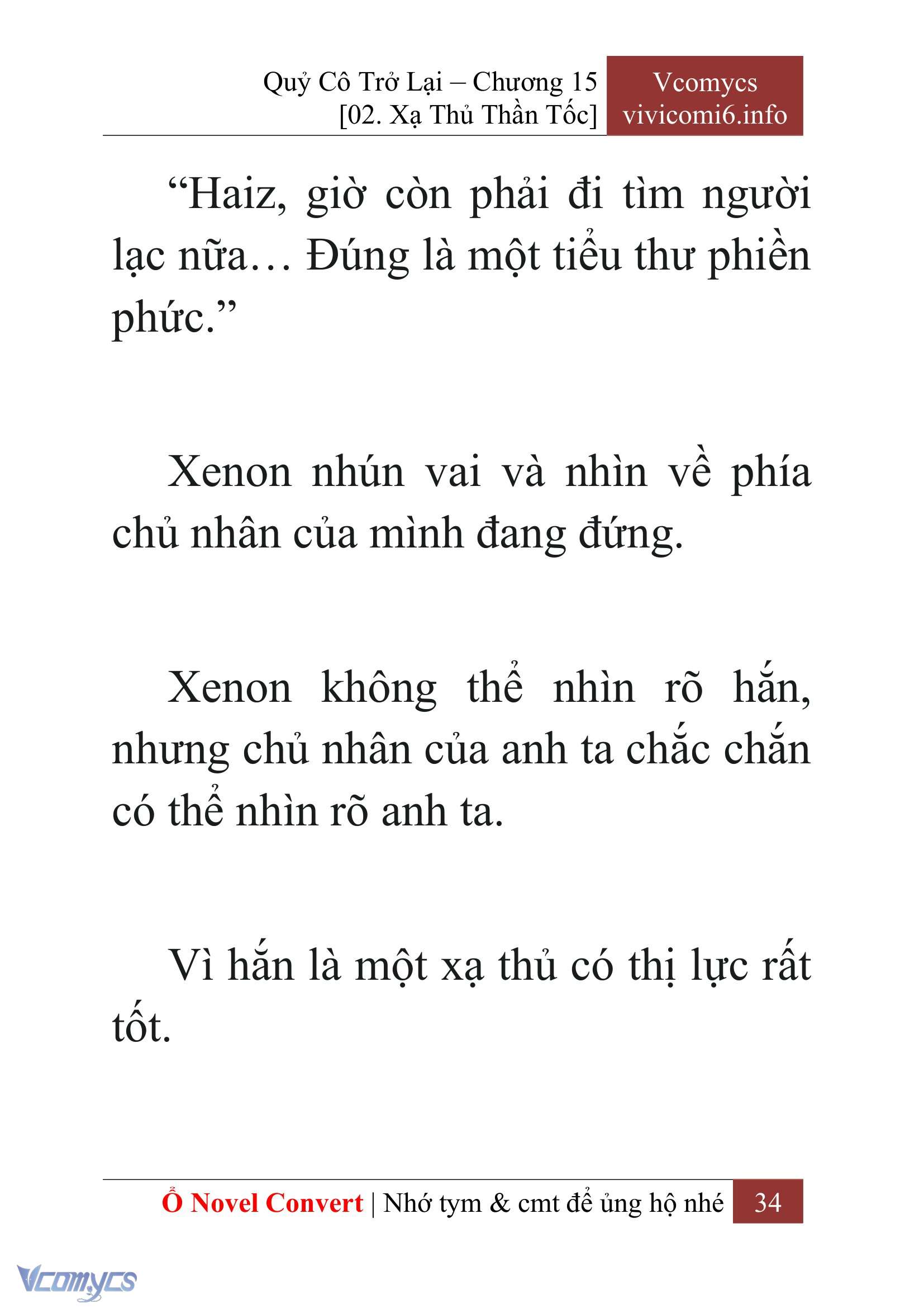 [Novel] Quý Cô Trở Lại Chap 15 - Trang 2
